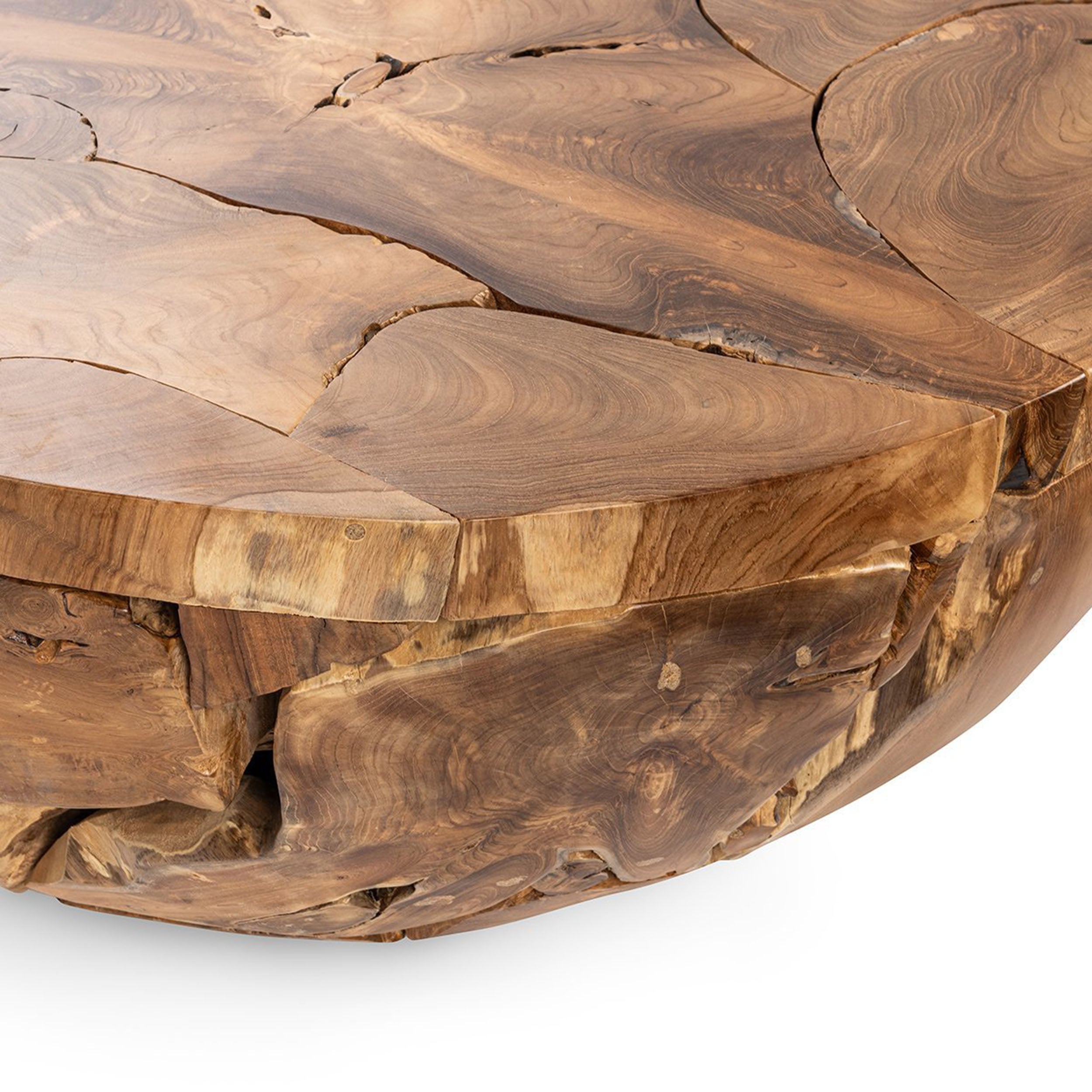 Garford Round Coffee Table, Natural