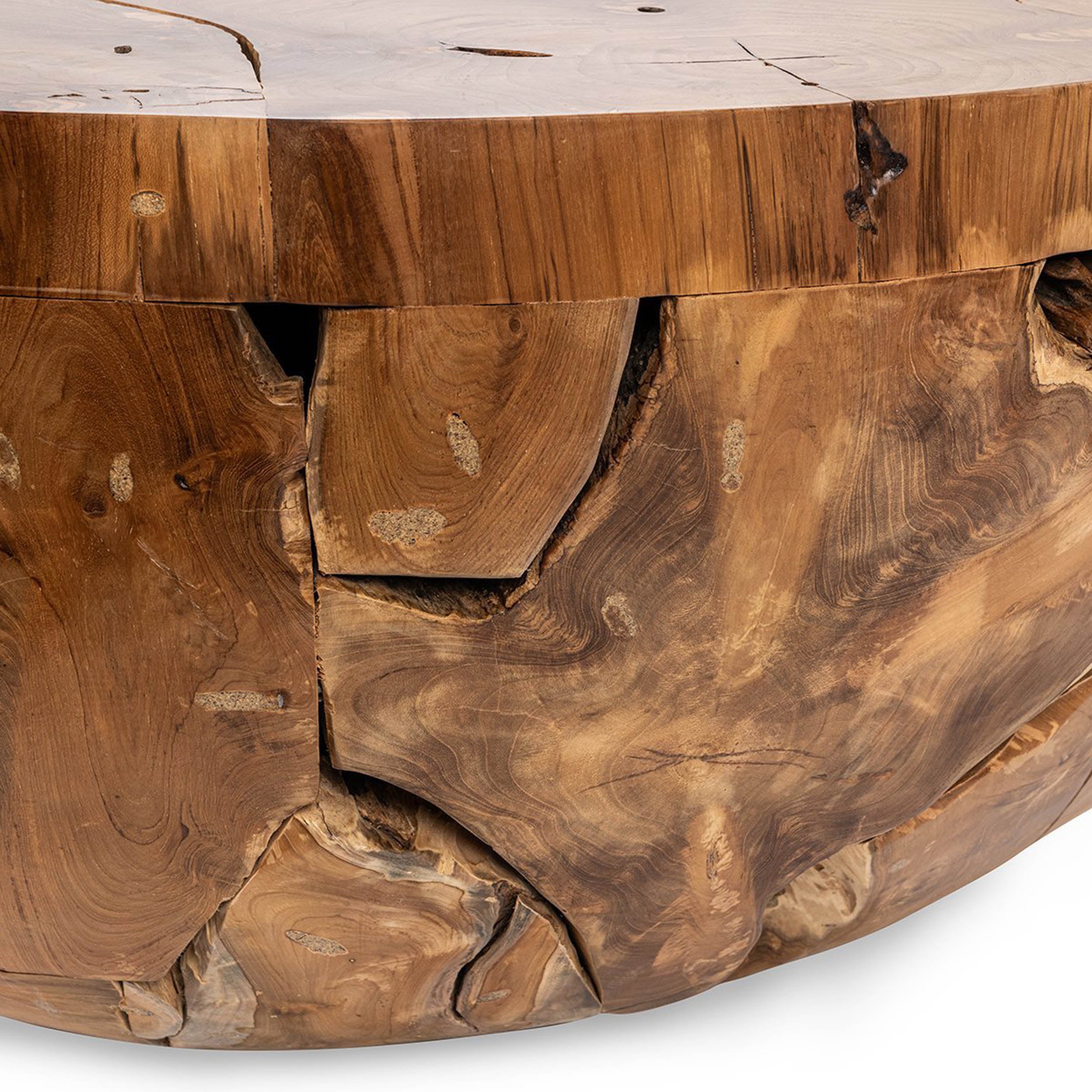 Garford Round Coffee Table, Natural