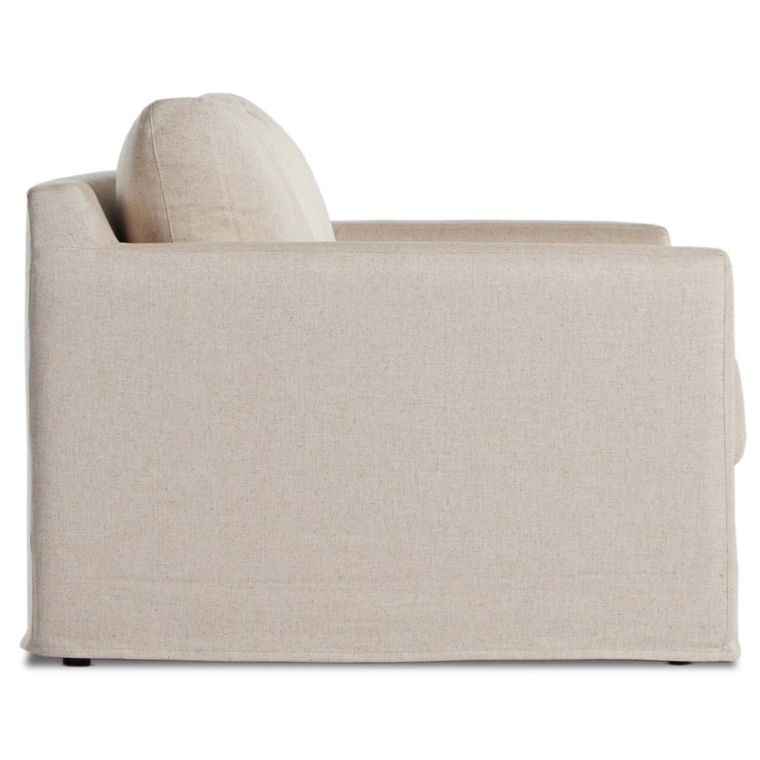 Hampton Slip Cover Sofa, Evere Creme
