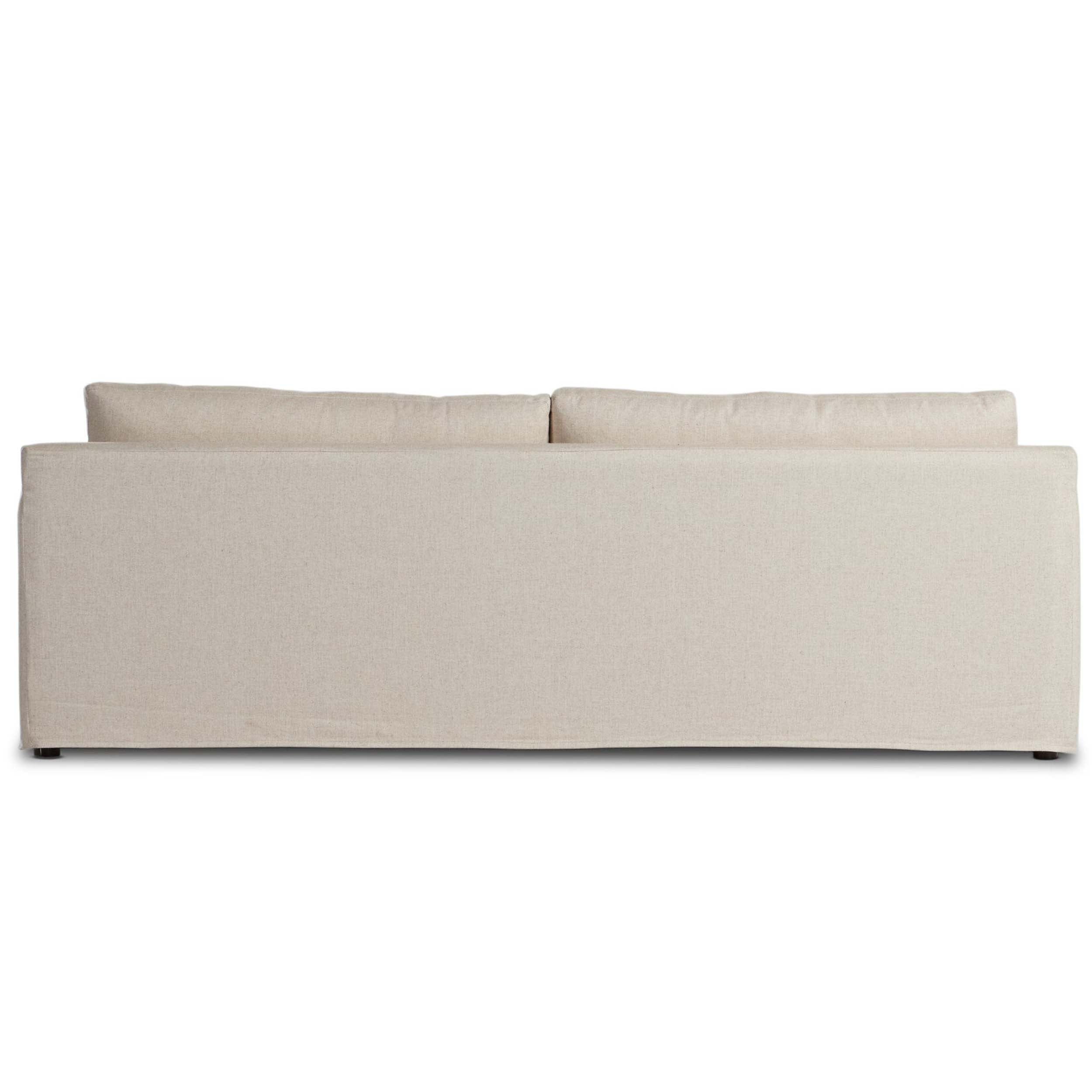 Hampton Slip Cover Sofa, Evere Creme