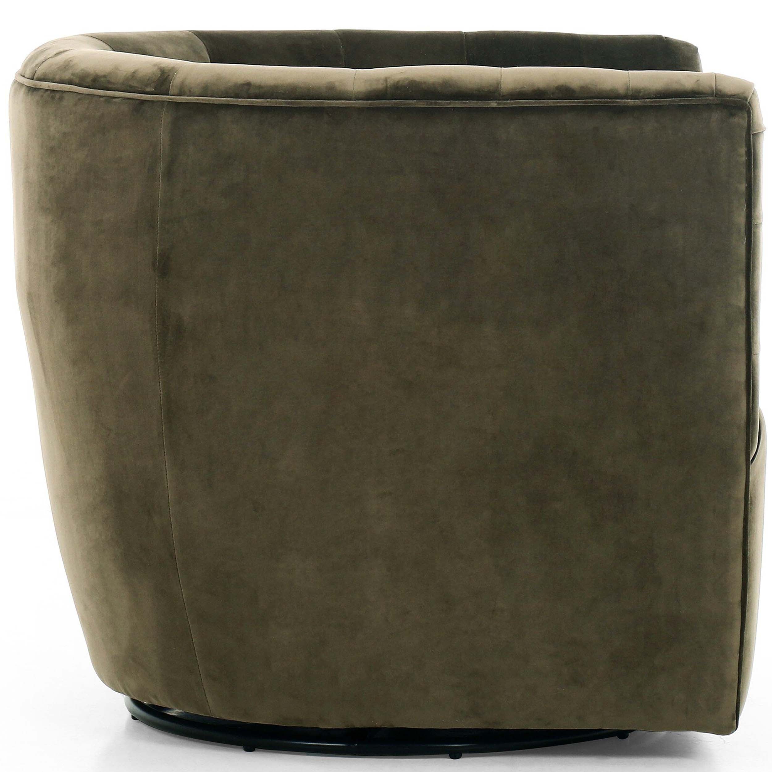 Hanover Swivel Chair, Surrey Olive