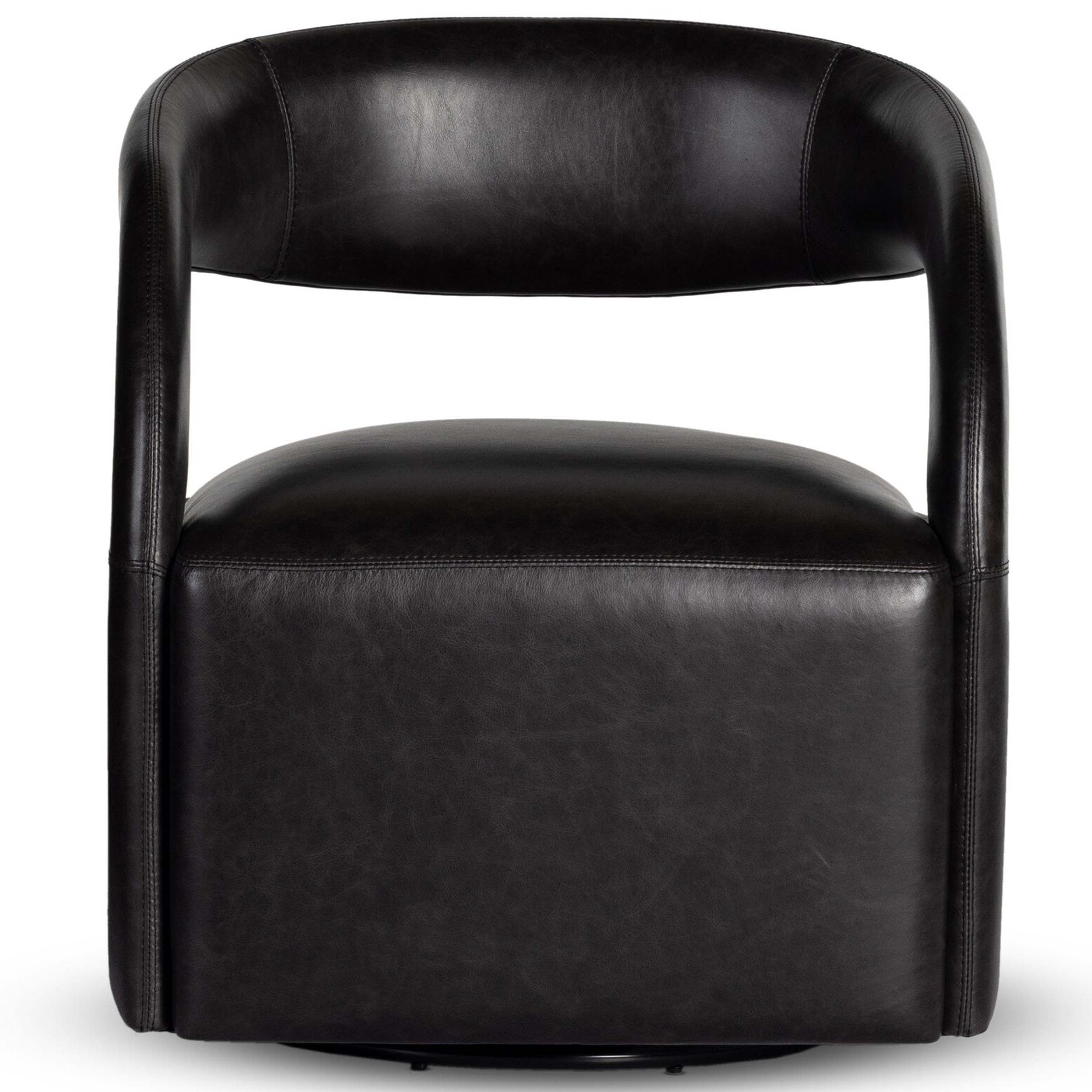 Hawkins Swivel Chair, Sonoma Black