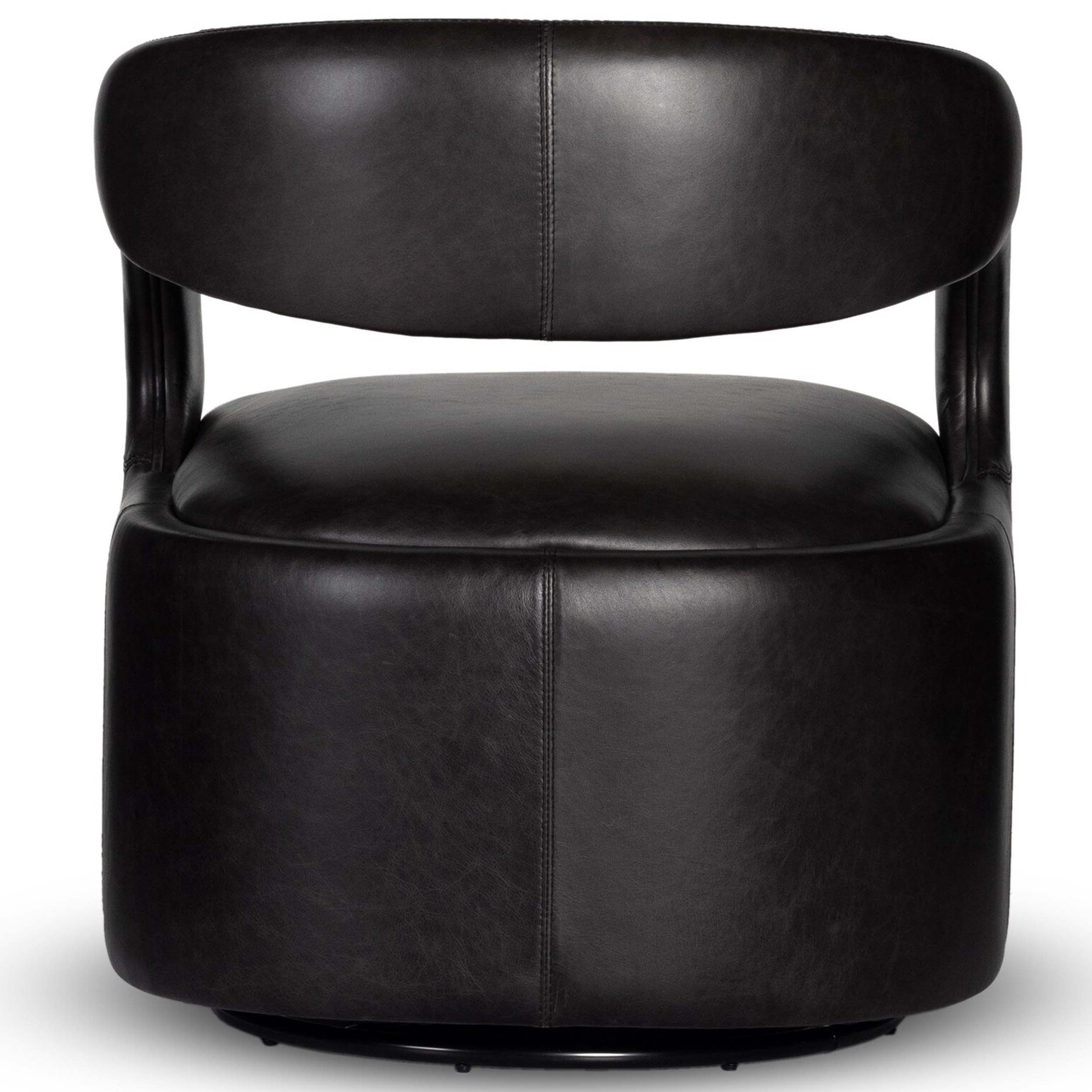 Hawkins Swivel Chair, Sonoma Black