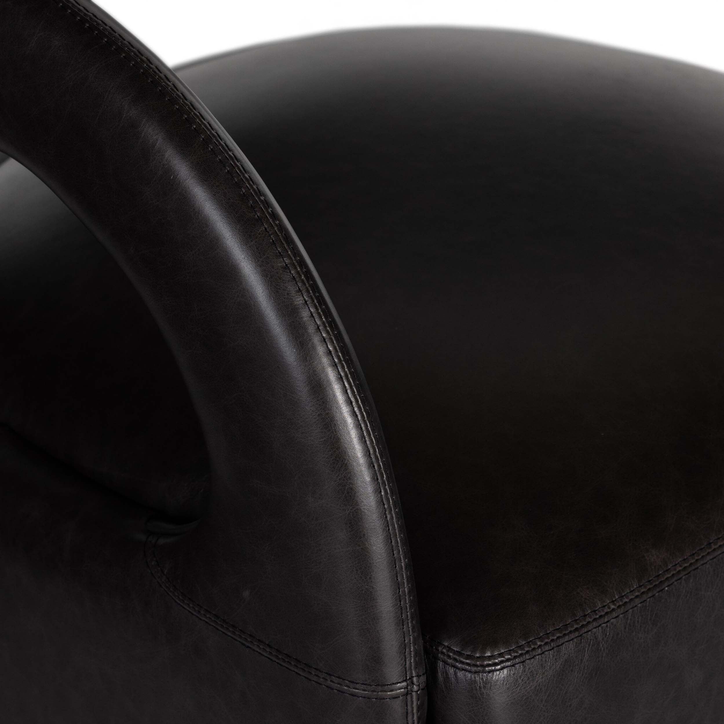 Hawkins Swivel Chair, Sonoma Black