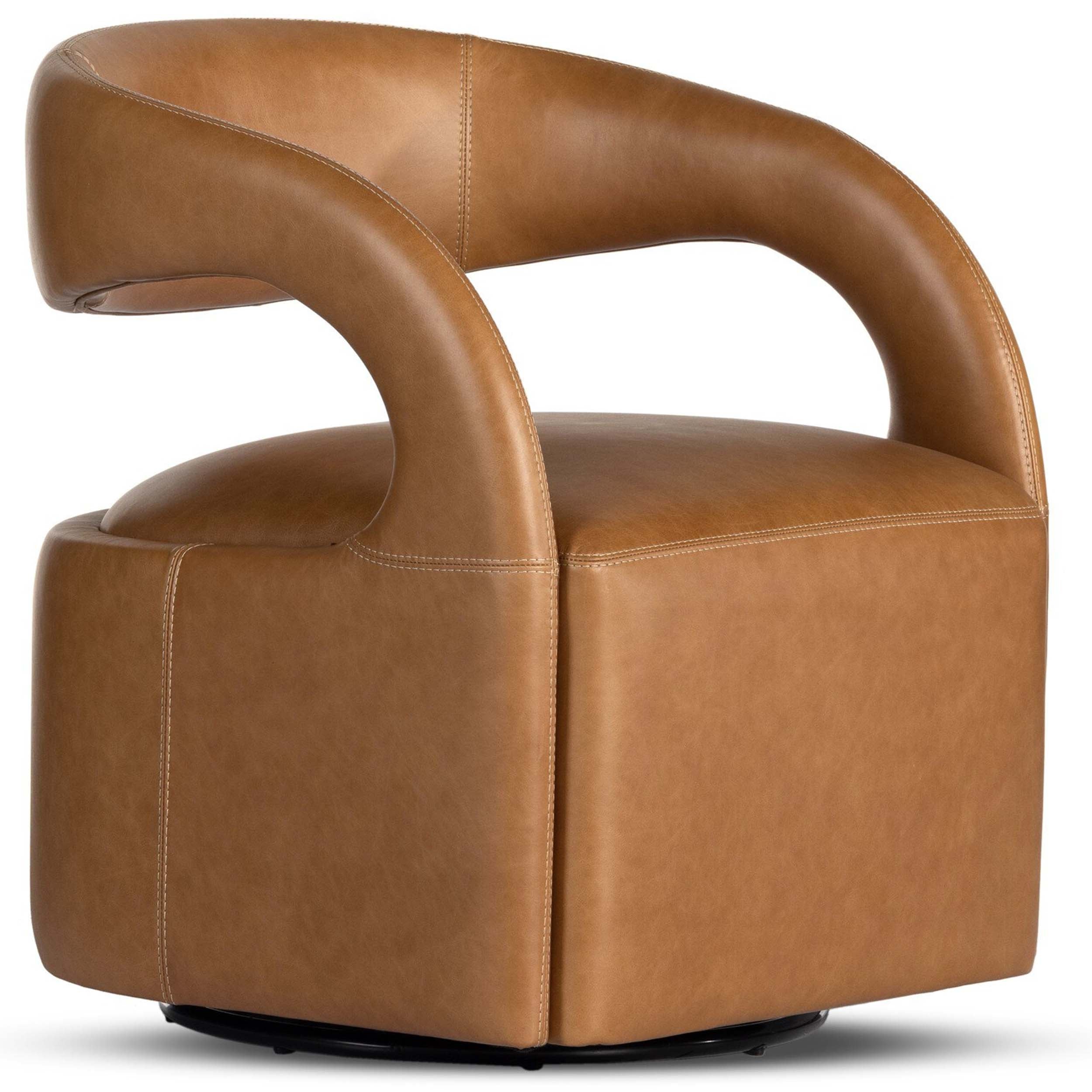 Hawkins Swivel Chair, Sonoma Butterscotch