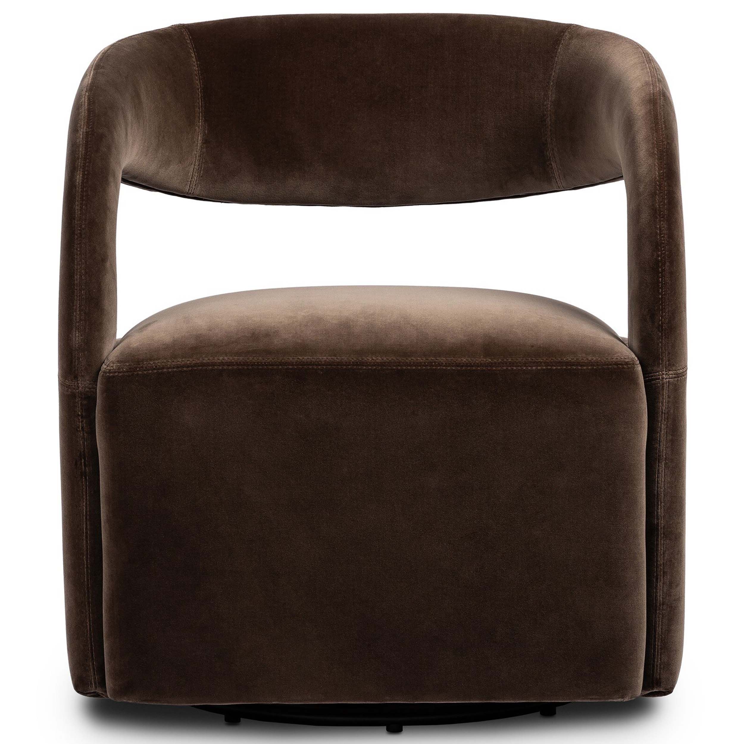 Hawkins Swivel Chair, Surrey Mink