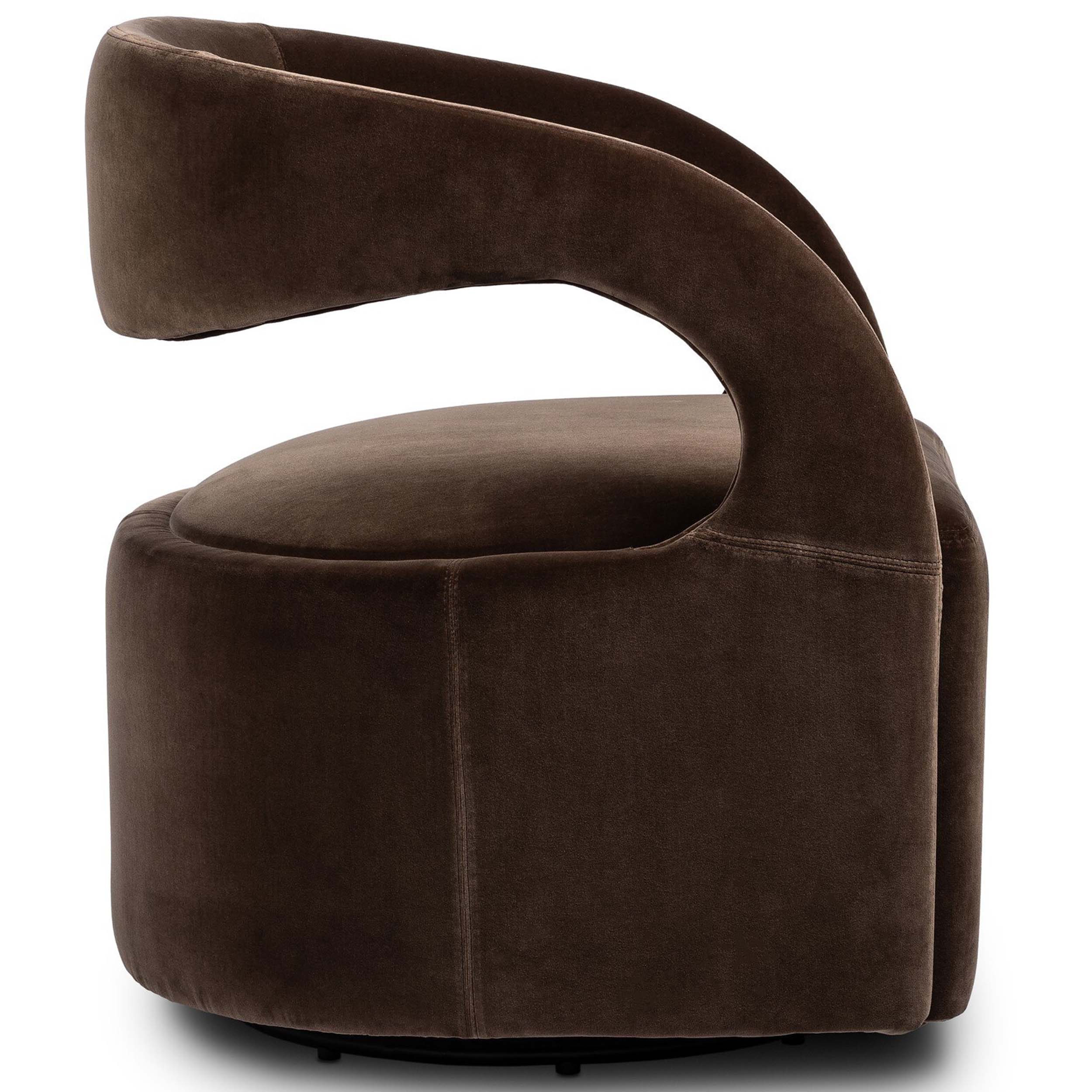 Hawkins Swivel Chair, Surrey Mink