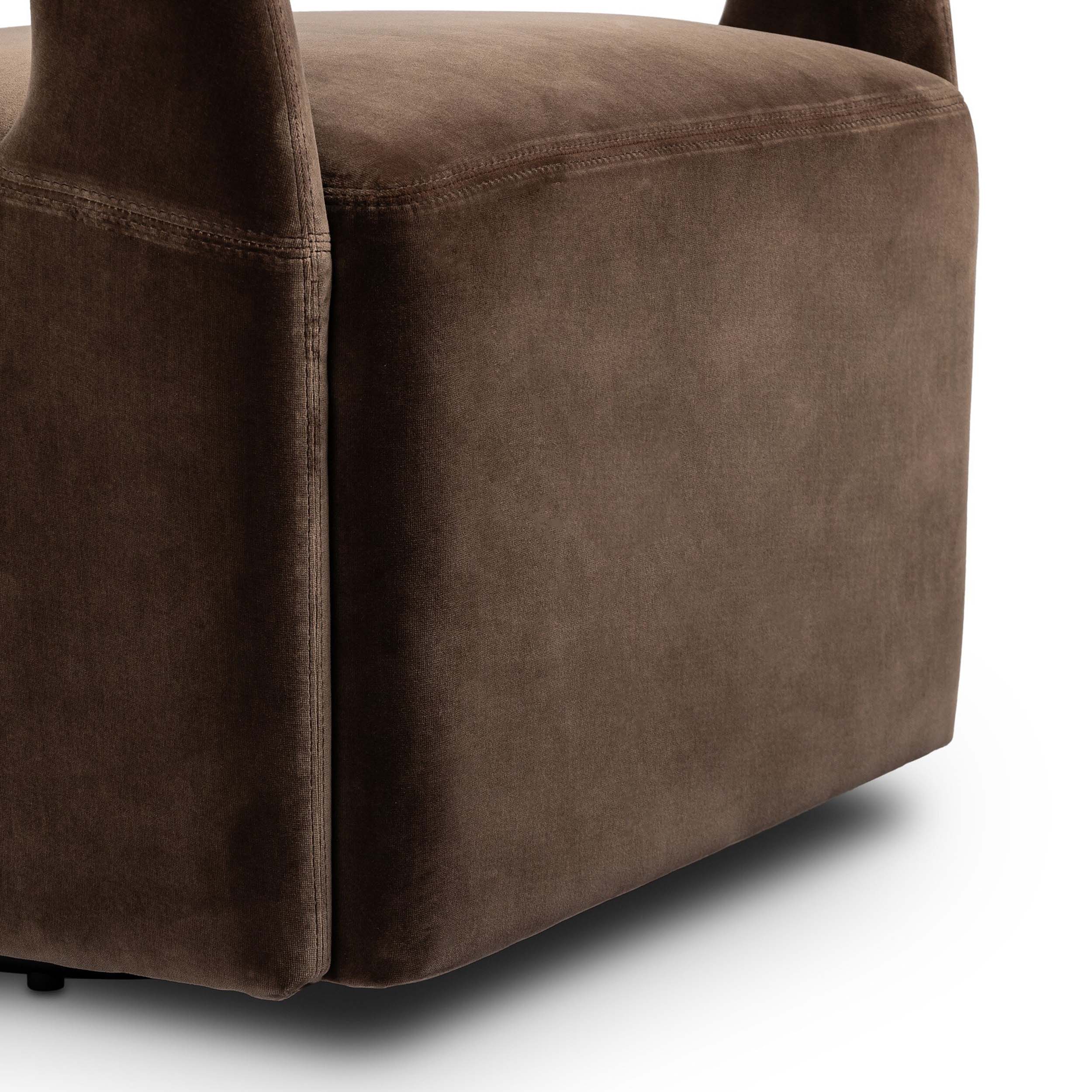 Hawkins Swivel Chair, Surrey Mink