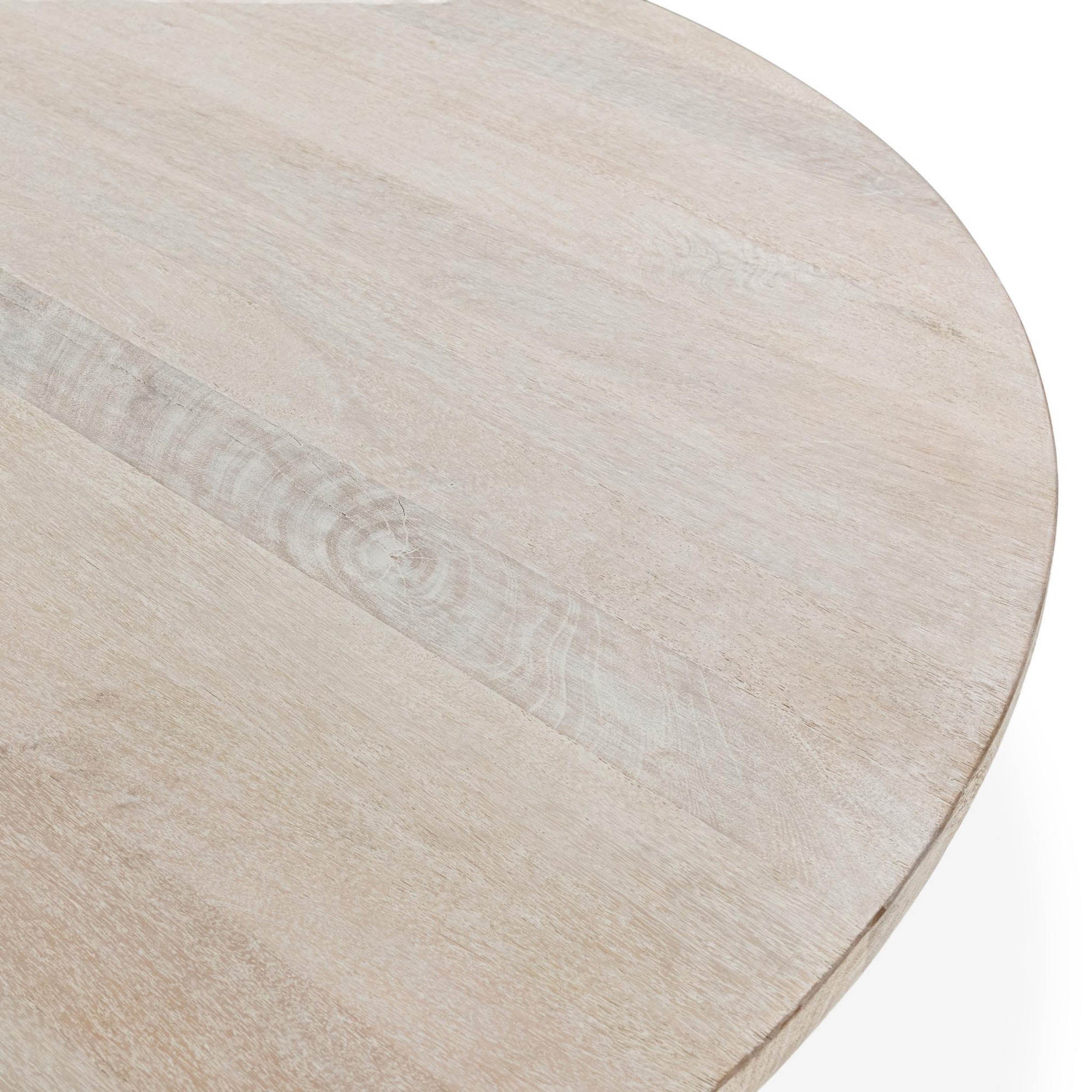Hera Dining Table, Creamwood