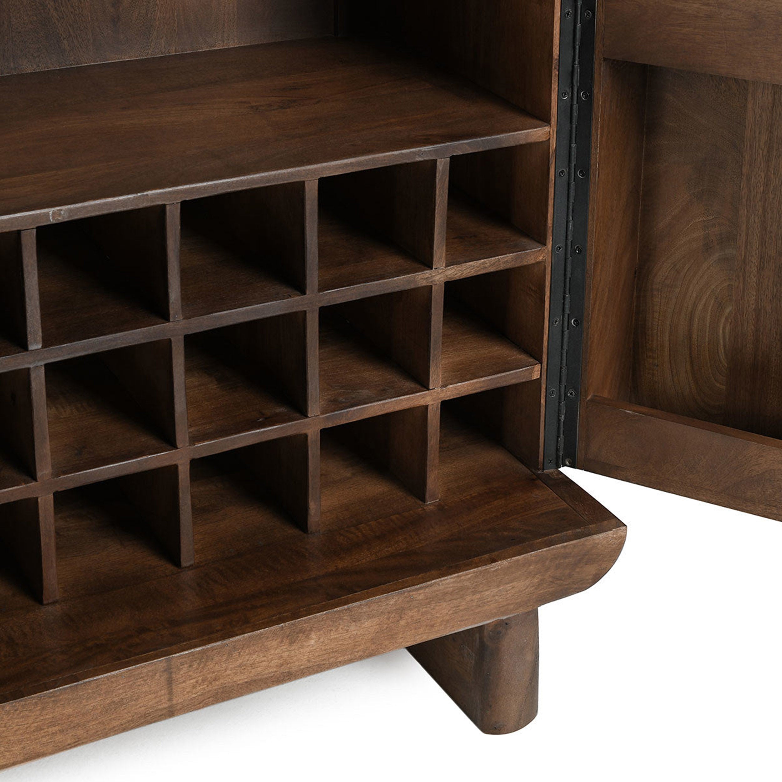 Holmes Bar Cabinet, Artisan Brown