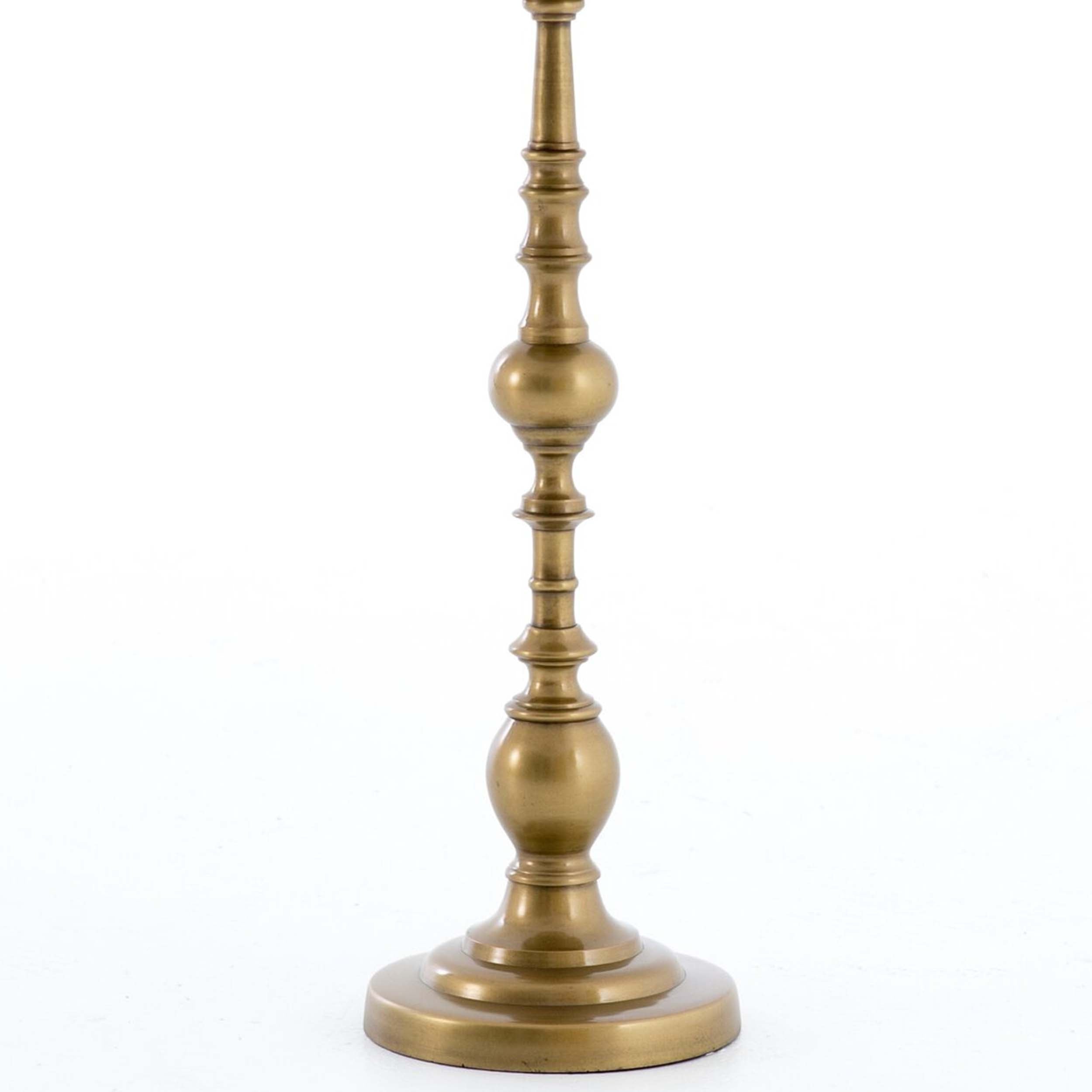 Calhoun End Table, Antique Brass Aluminum