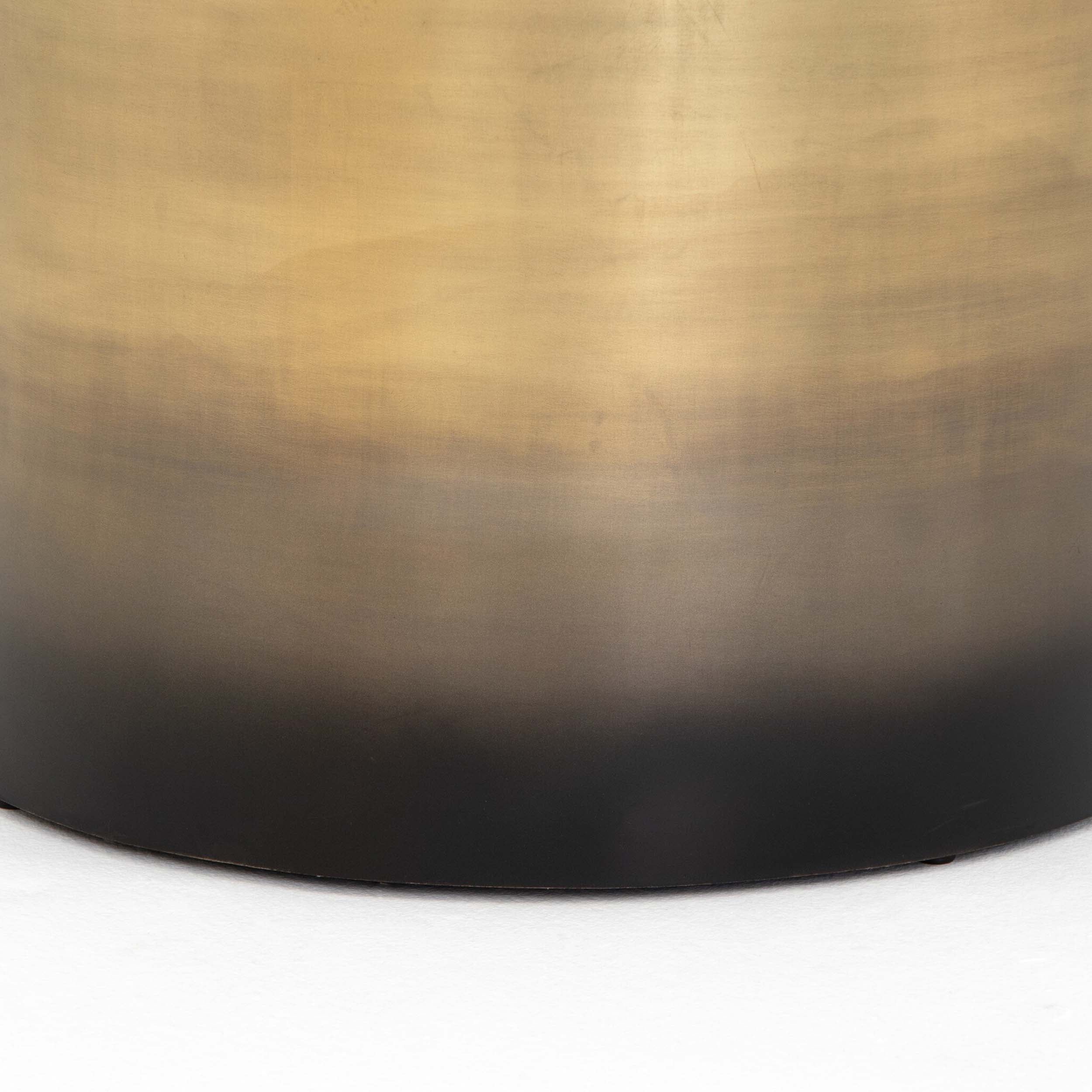 Cameron Ombre Bunching Table, Ombre Antique Brass