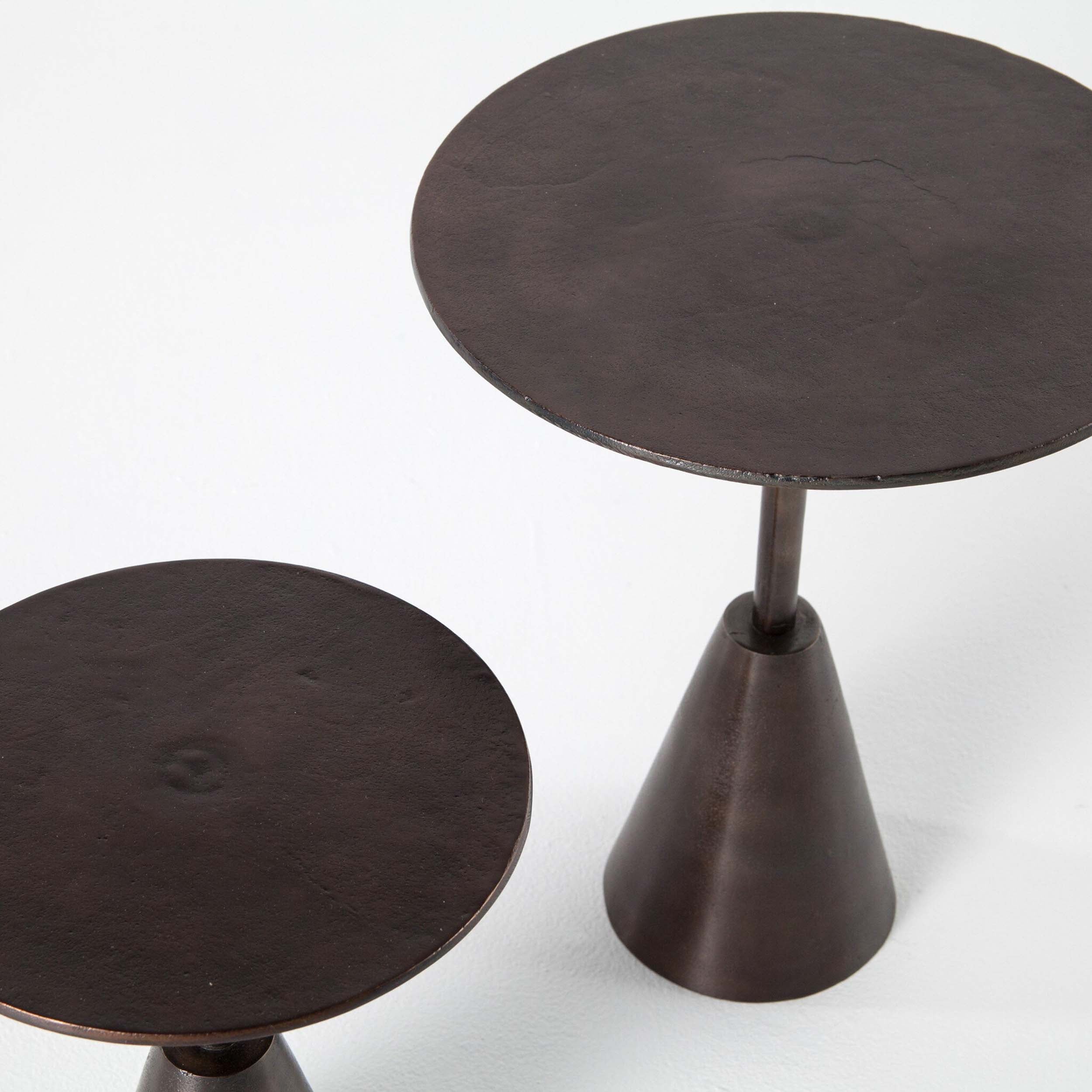 Frisco End Tables Set, Antique Rust