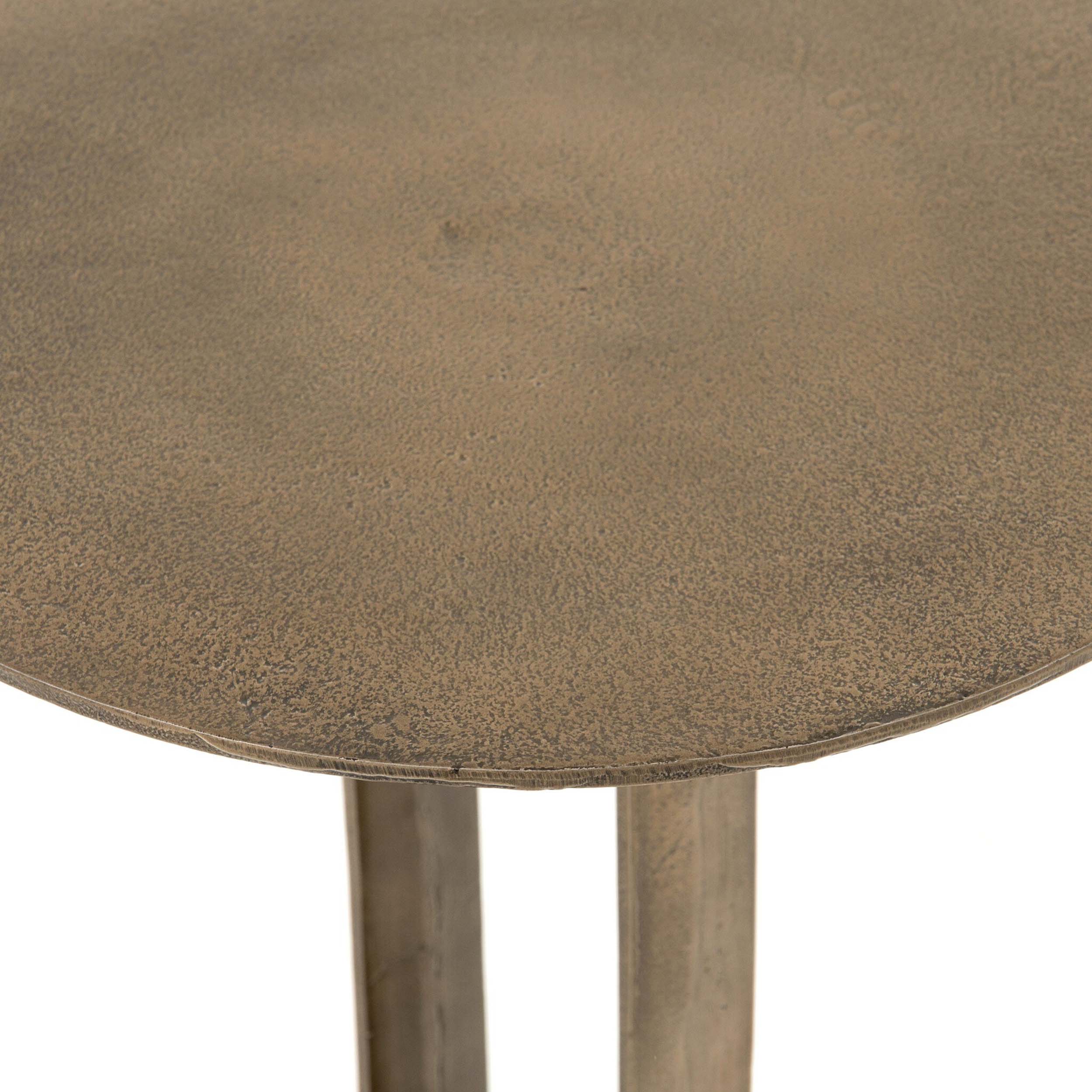 Douglas End Table, Antique Rust
