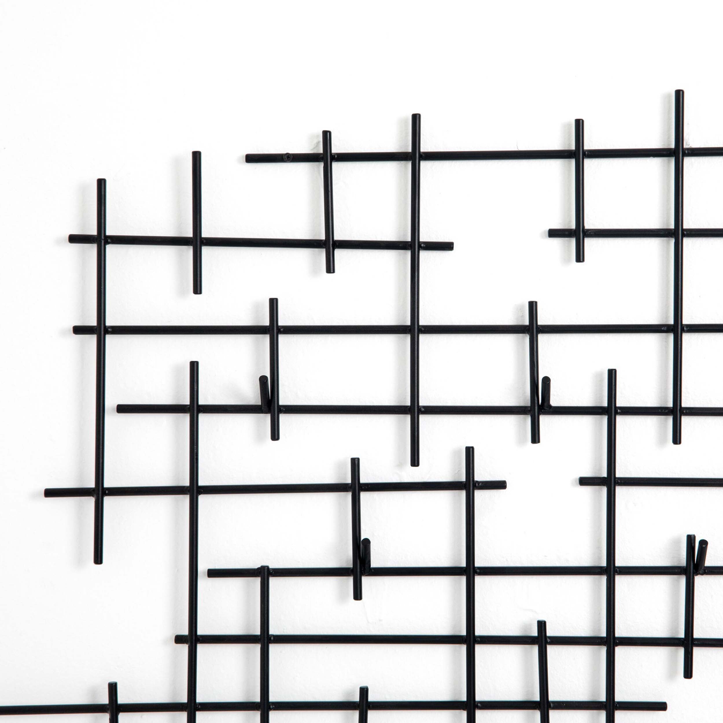 Crossin Coat Rack, Iron Matte Black