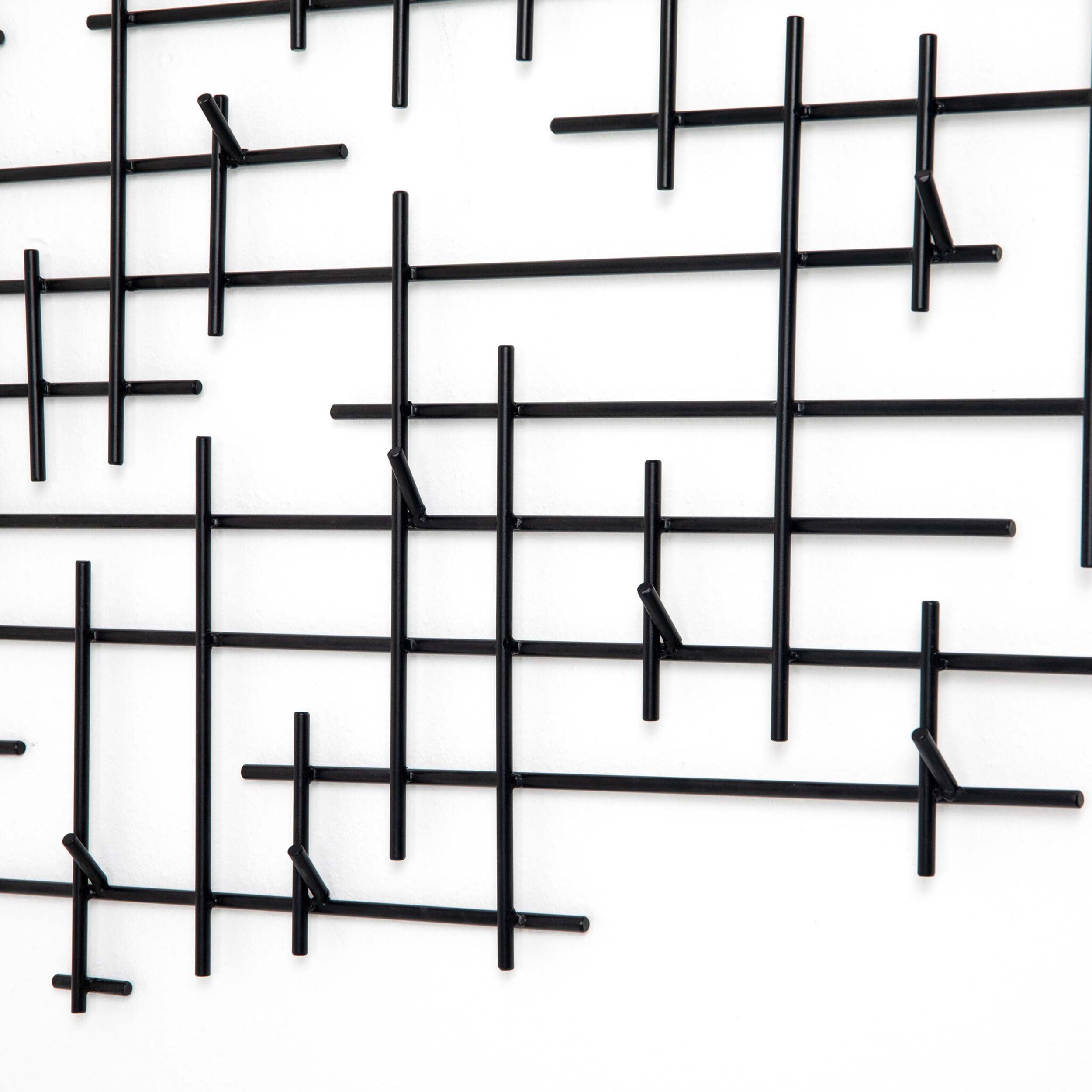 Crossin Coat Rack, Iron Matte Black