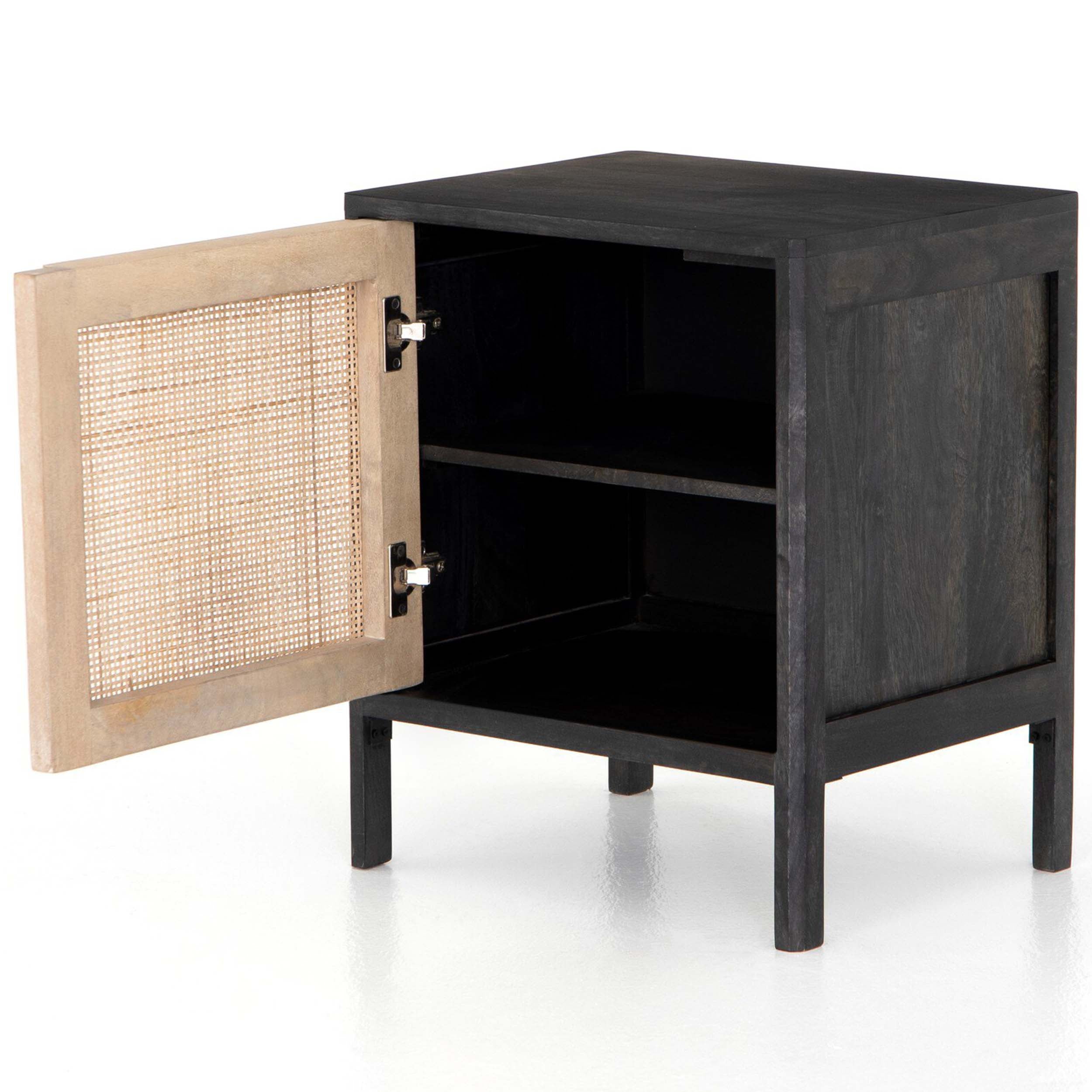 Sydney Nightstand, Black Wash