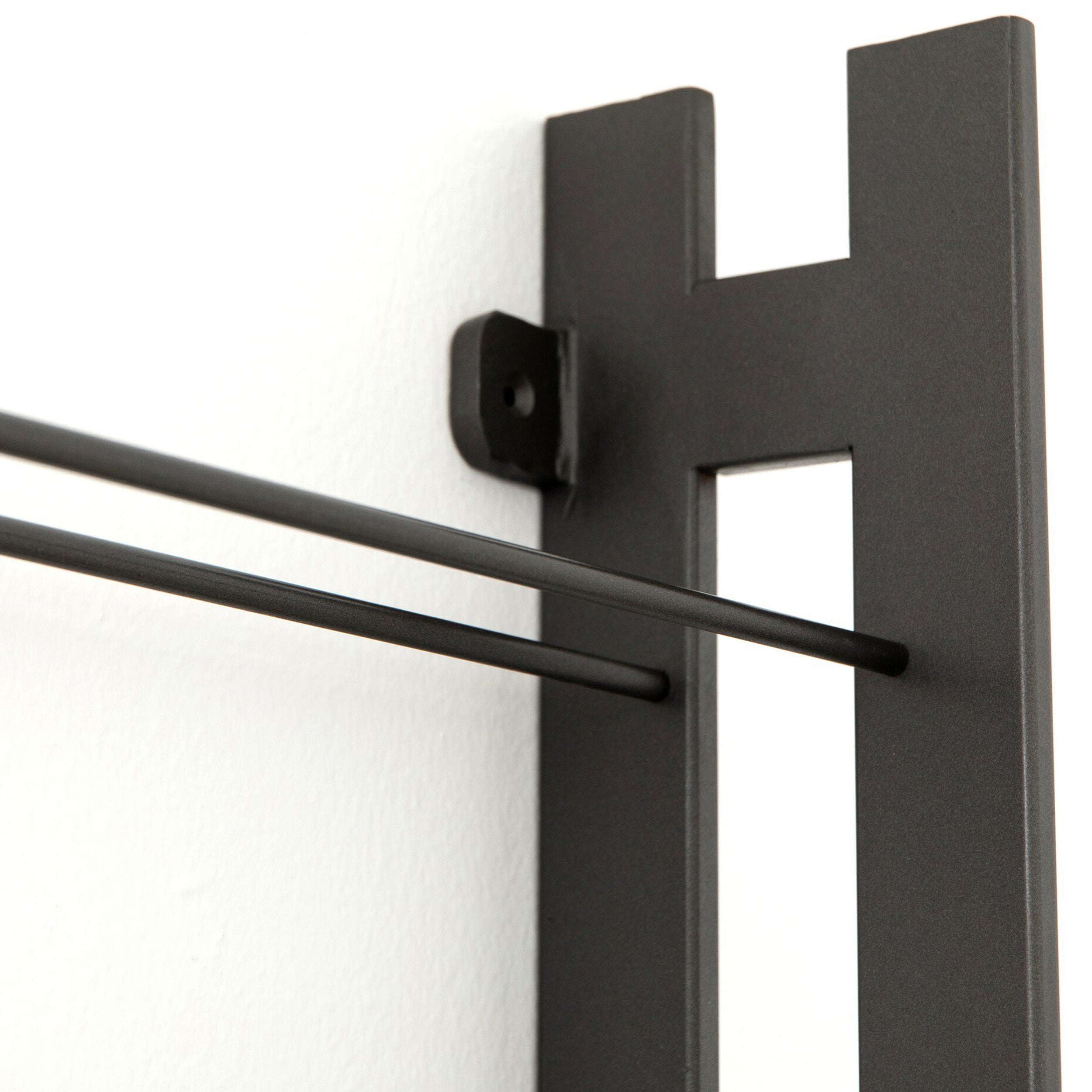 Galloway Wine Rack, Gunmetal