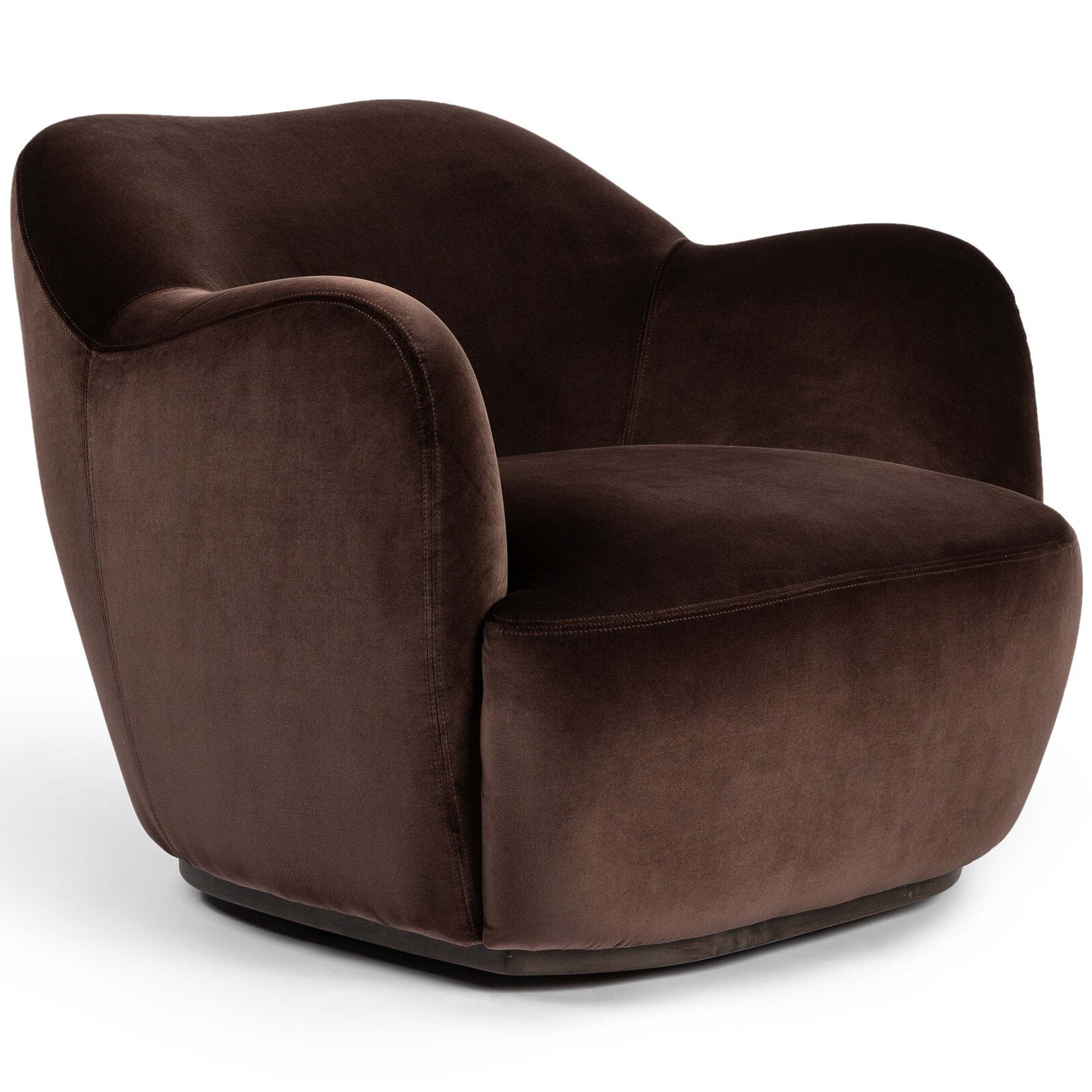 Julius Swivel Chair, Surrey Cocoa