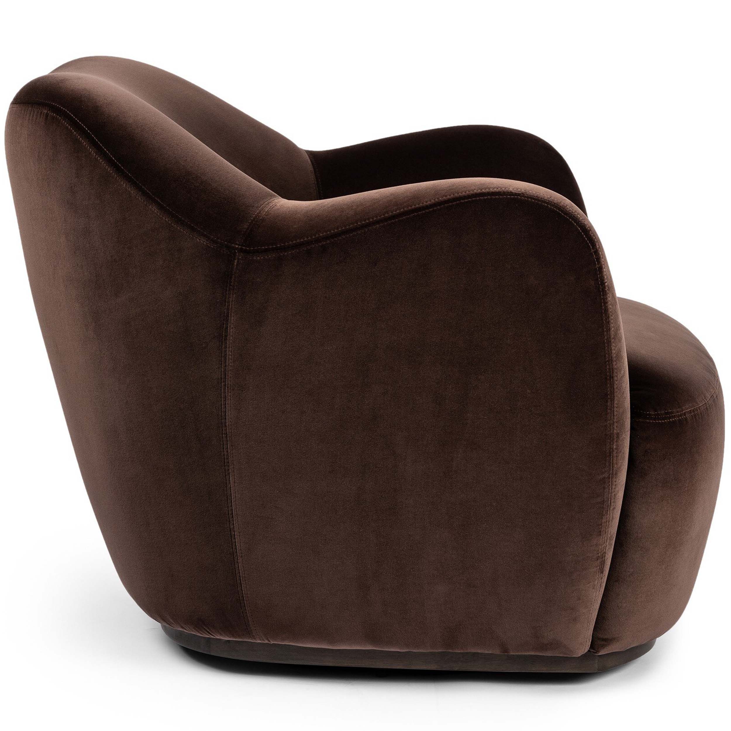 Julius Swivel Chair, Surrey Cocoa