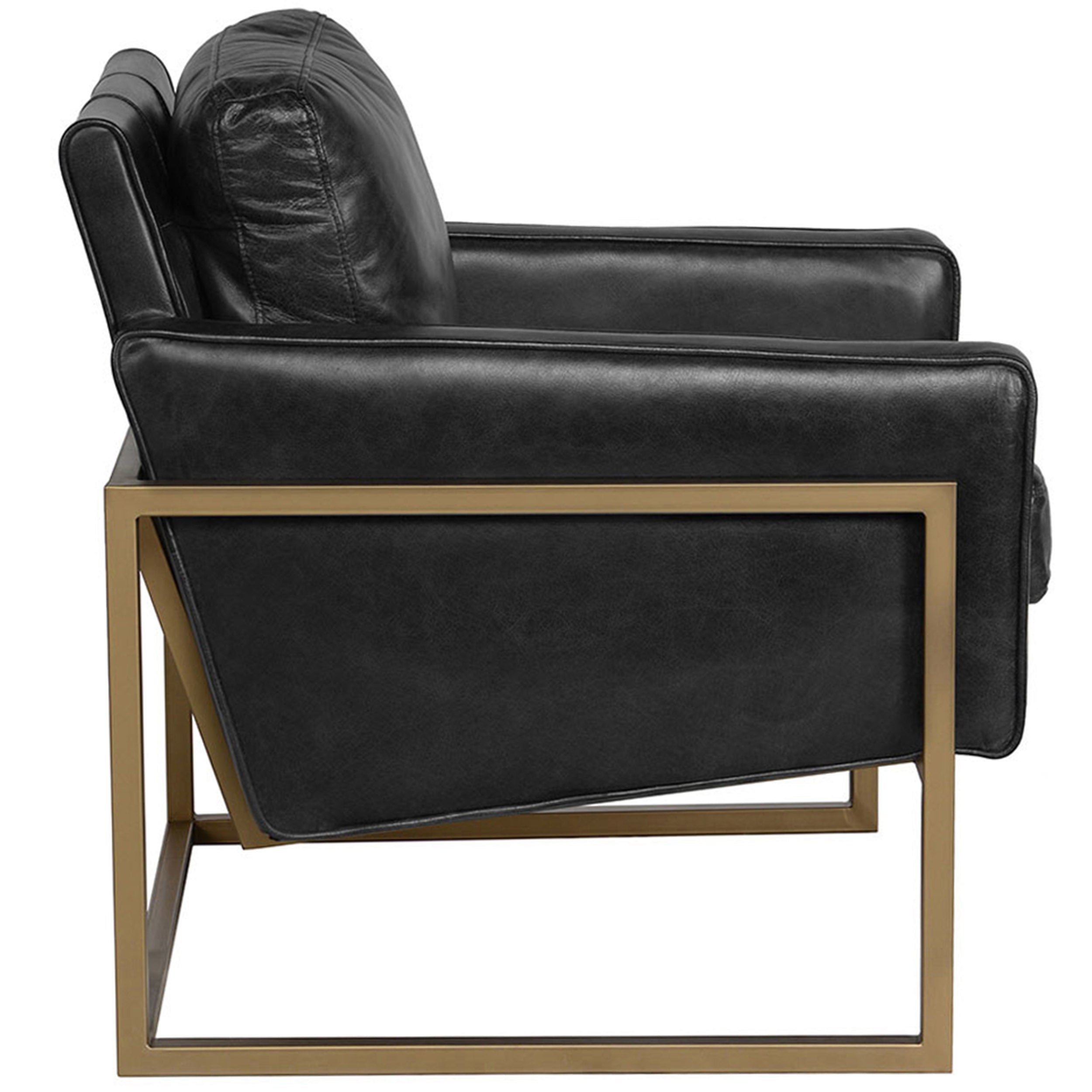 Ken Accent Chair, Jet Black