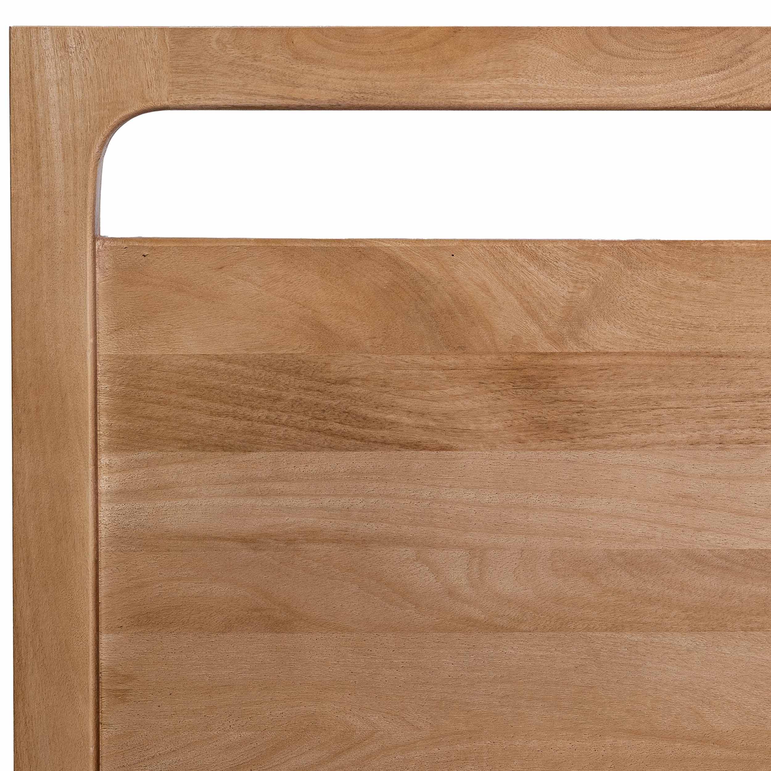 Laguna Solid Wood Bed, Natural Maple