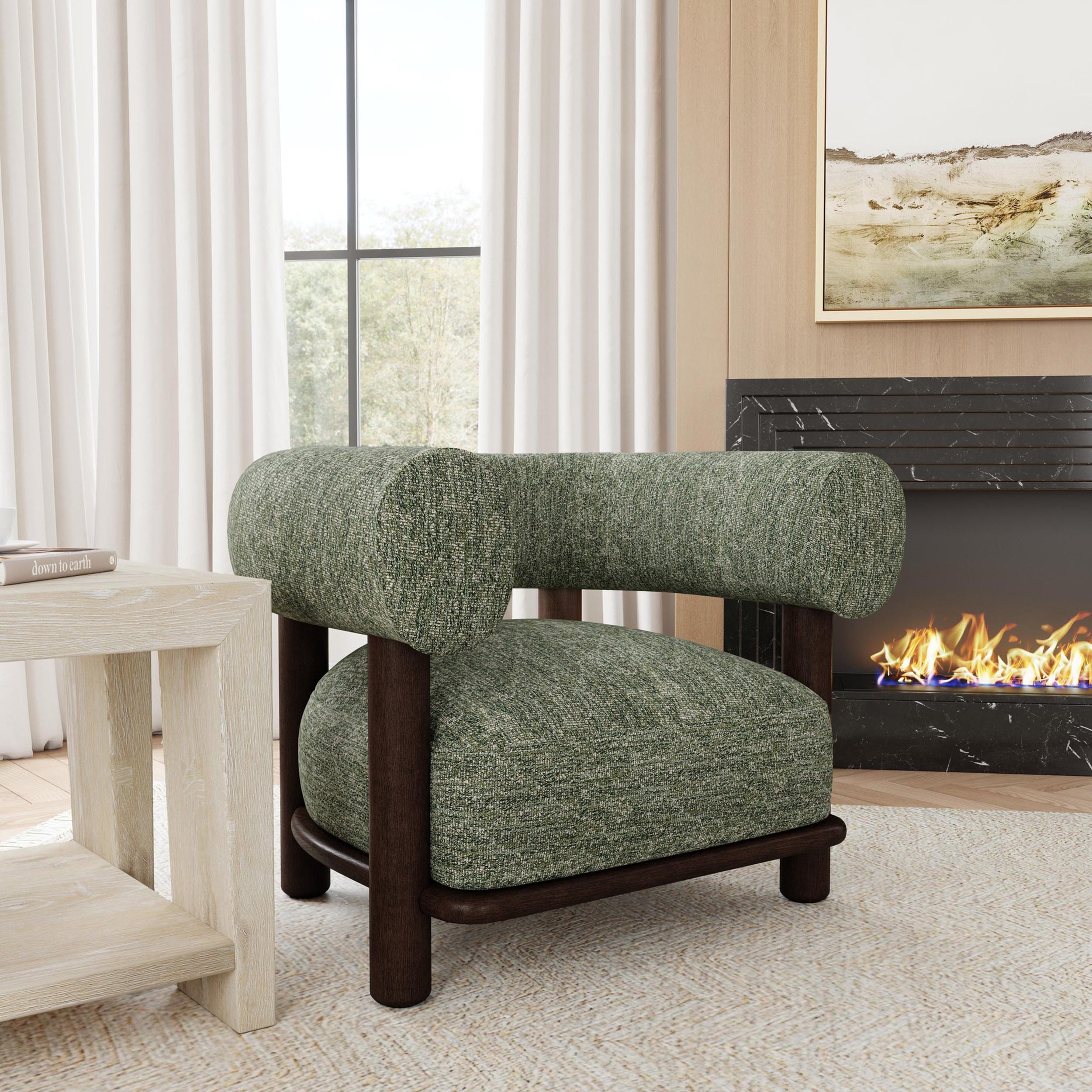 Lars Accent Chair, Green