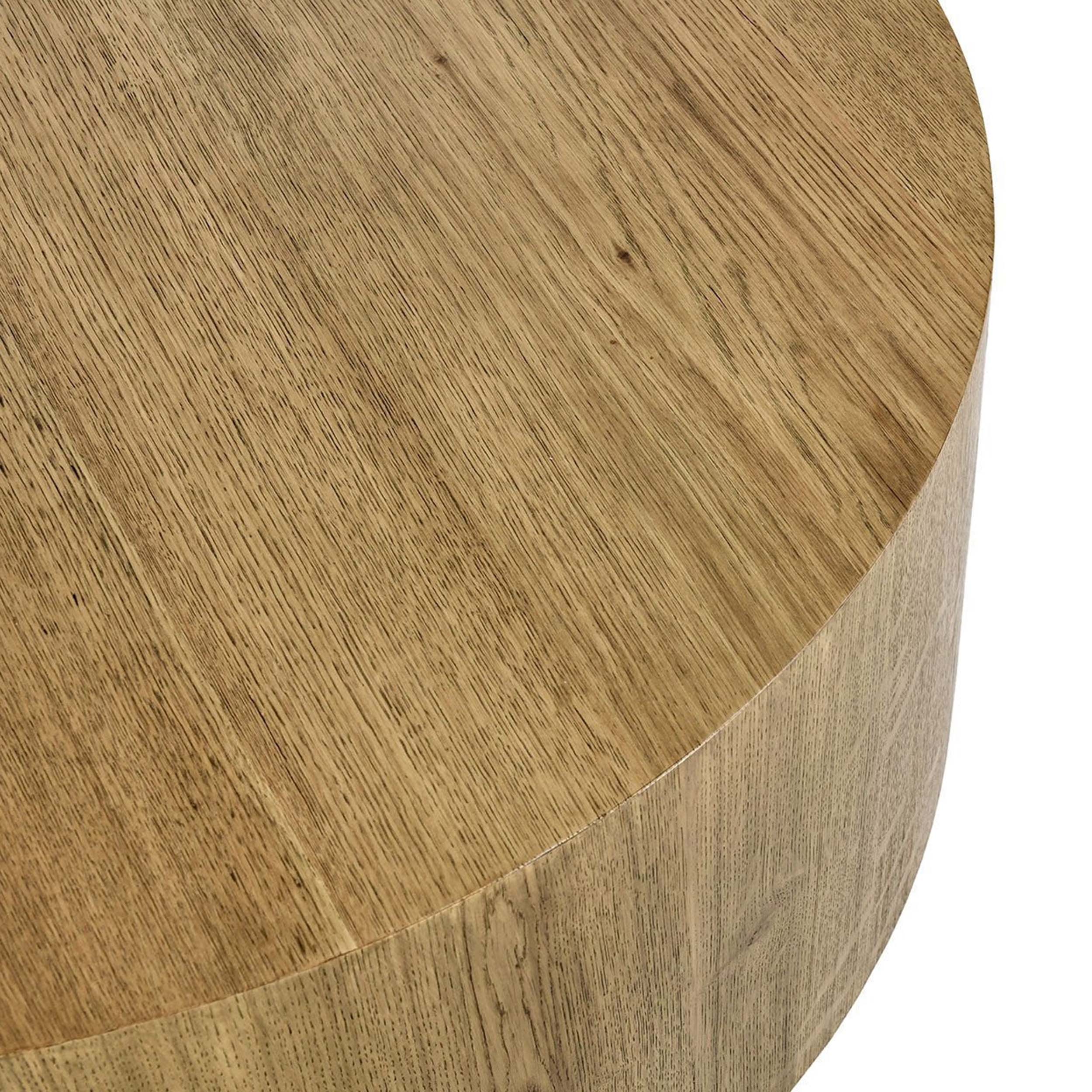 Layne Coffee Table with Casters, Light Brown