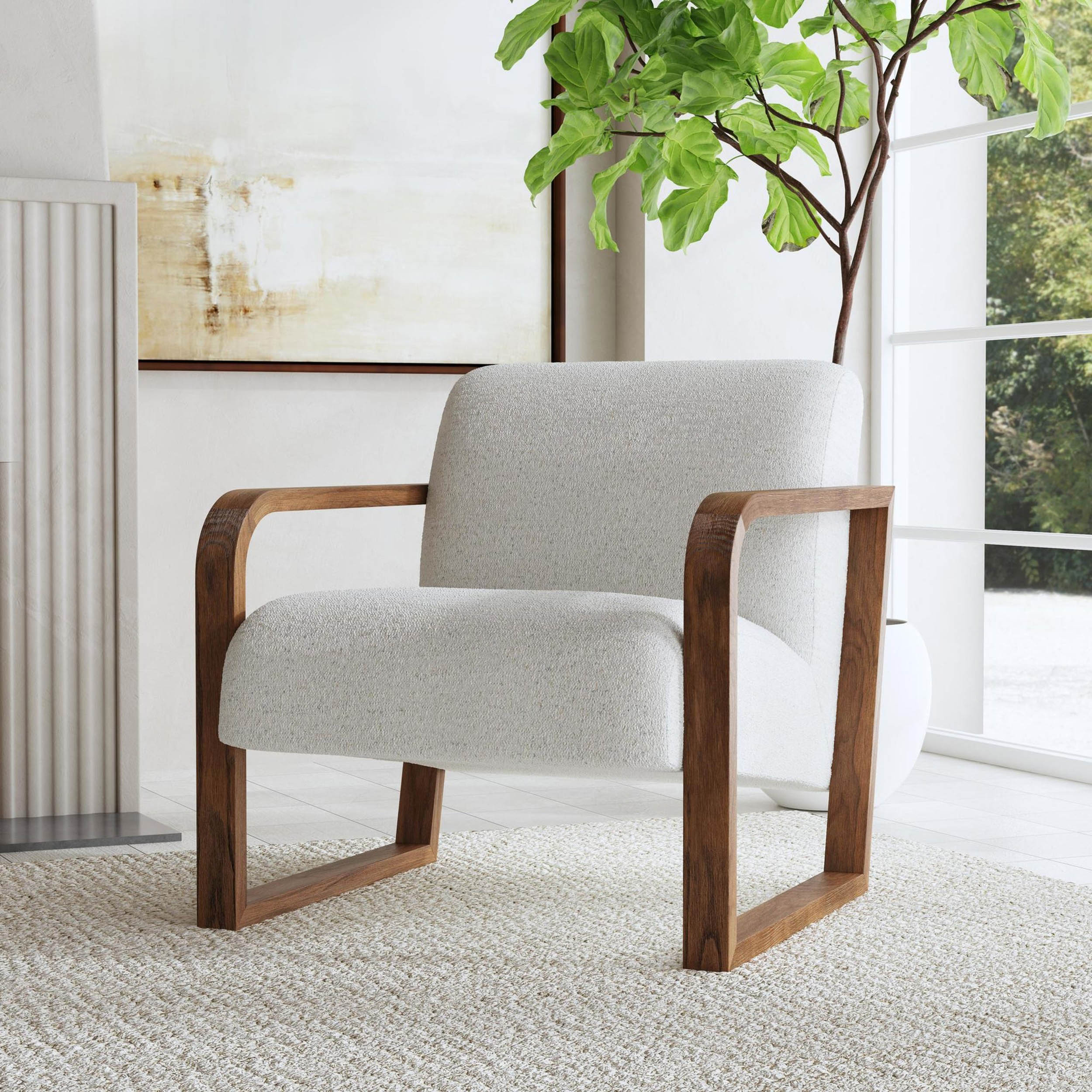 Lexington Boucle Accent Chair, Coastal Breeze
