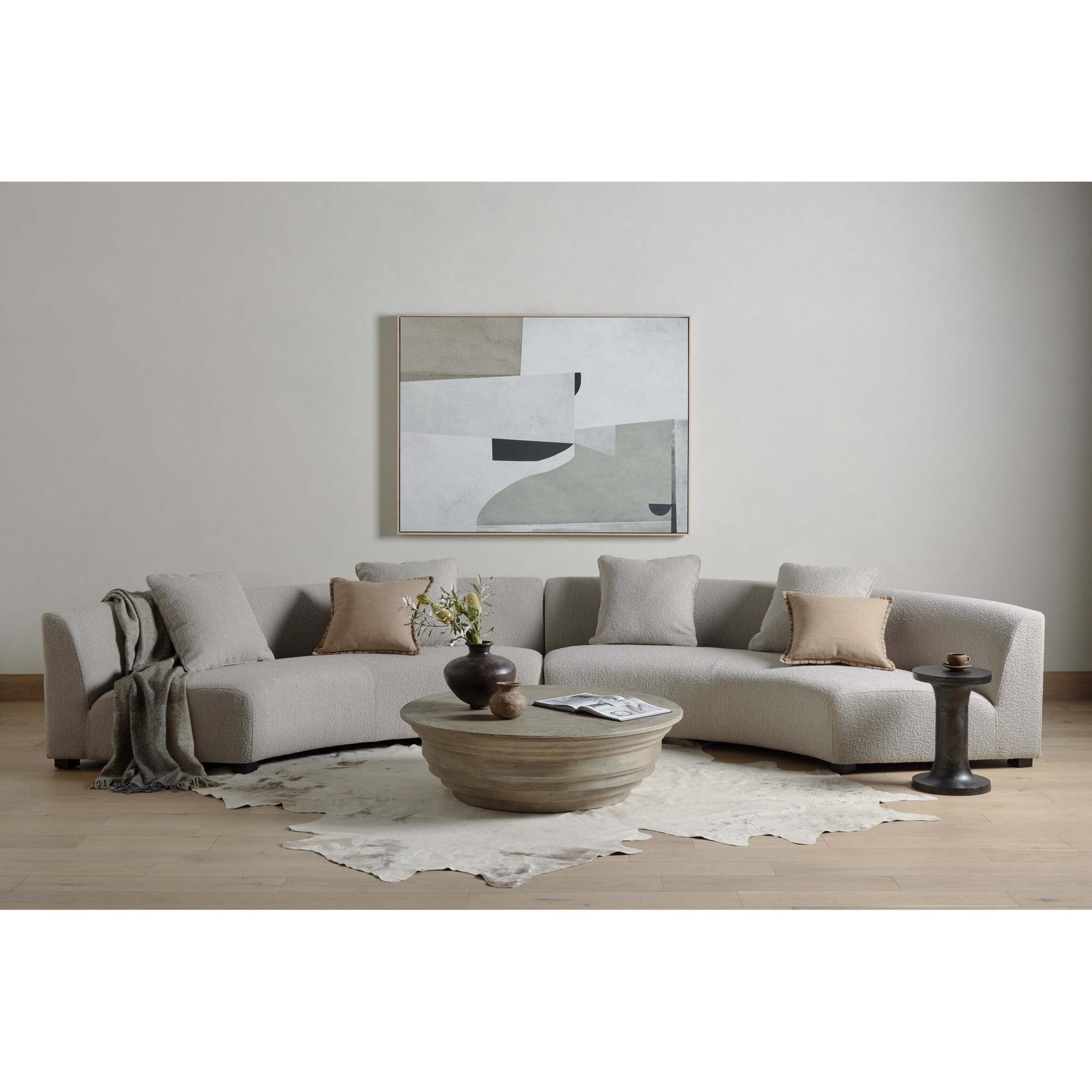 Liam Sectional, Knoll Sand