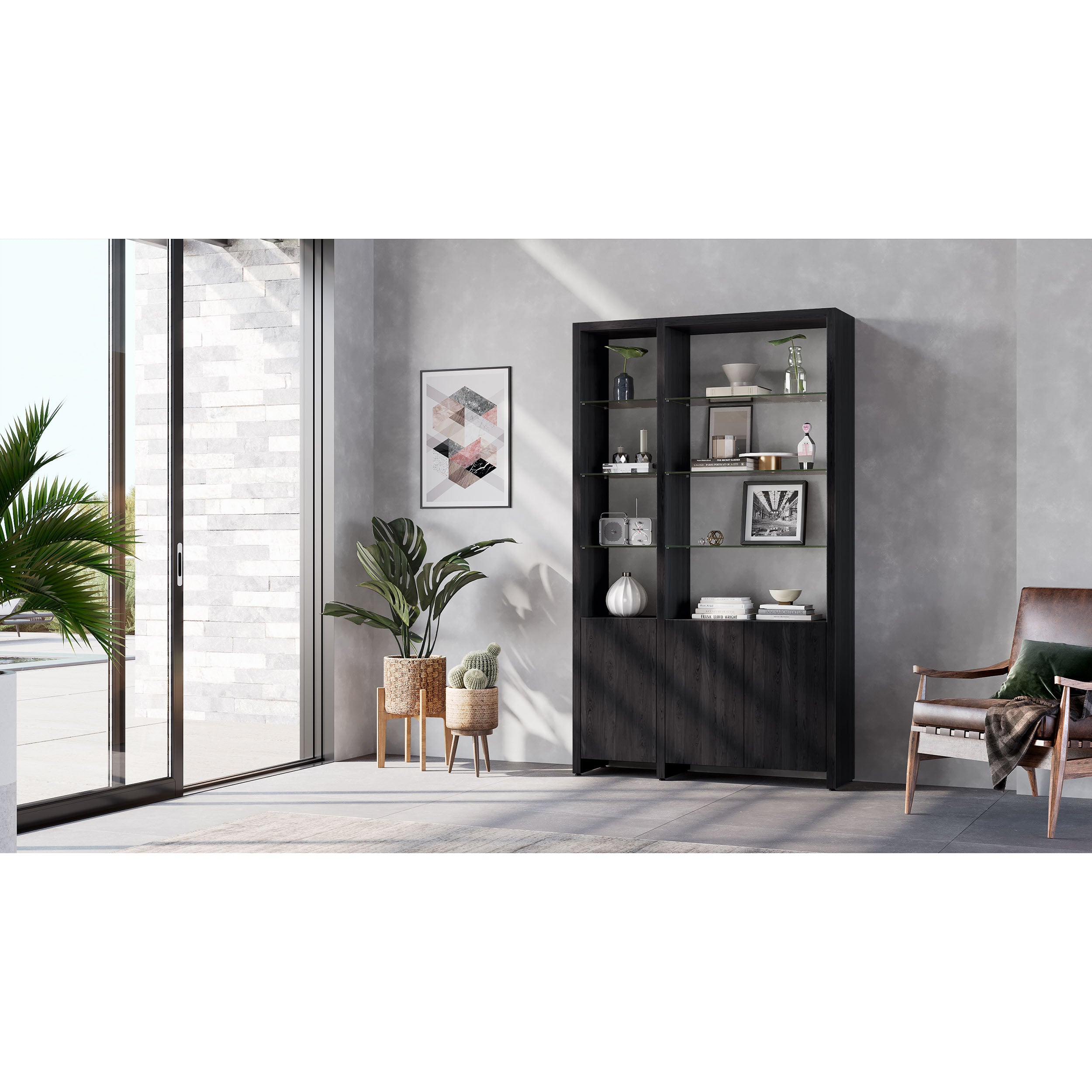 Linea 580012, Charcoal Stained Ash