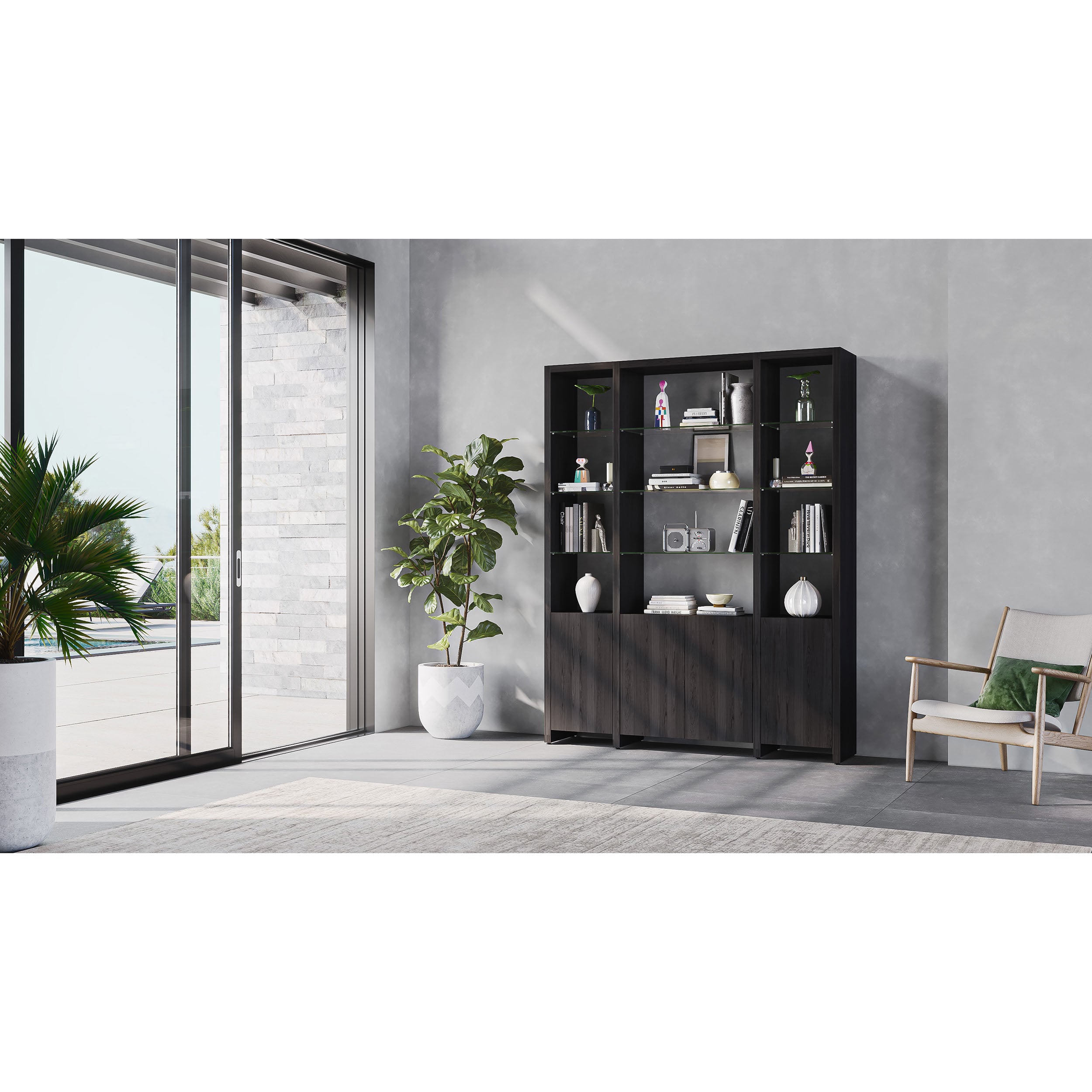Linea 580121, Charcoal Stained Ash