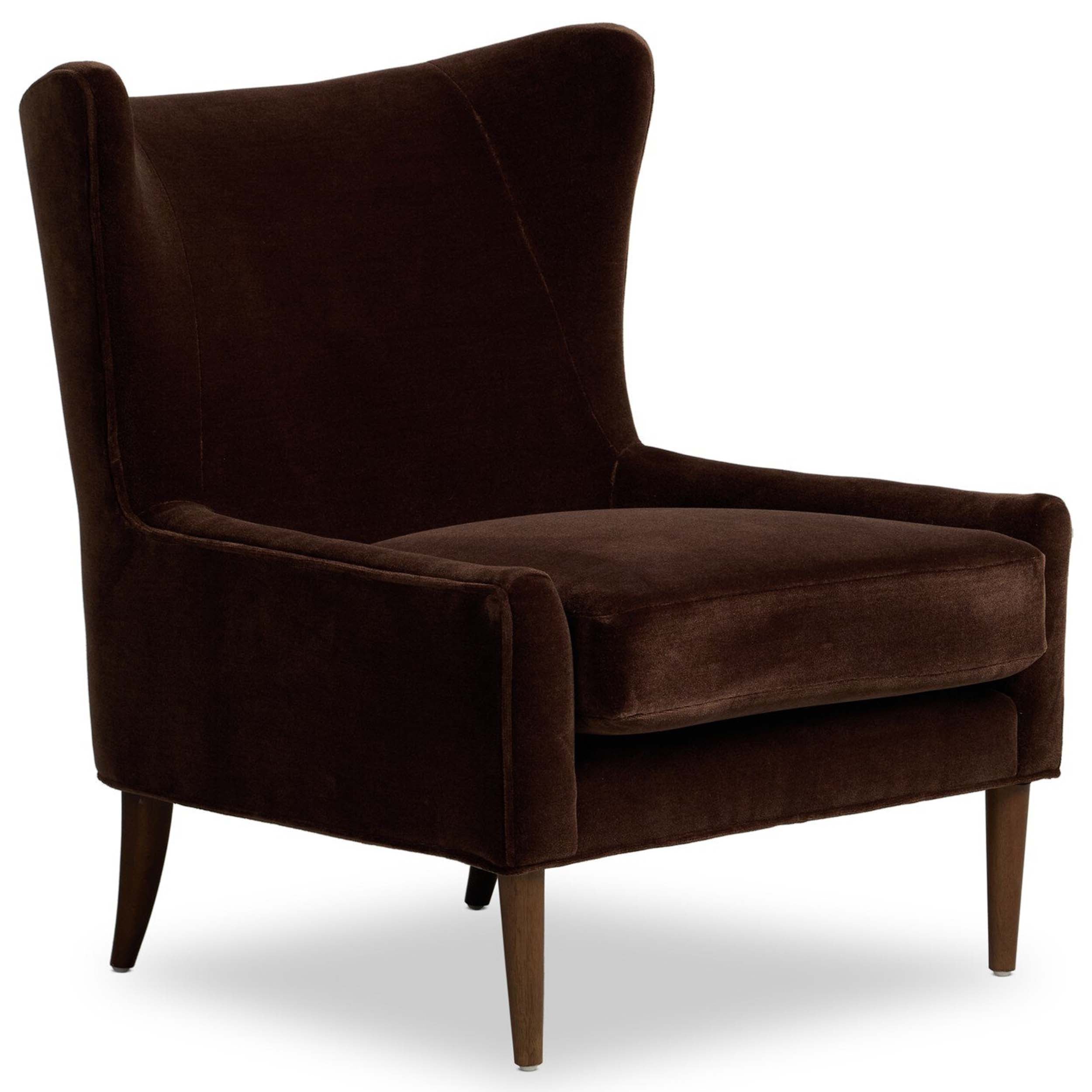 Marlow Wing Chair, Monte Chocolate