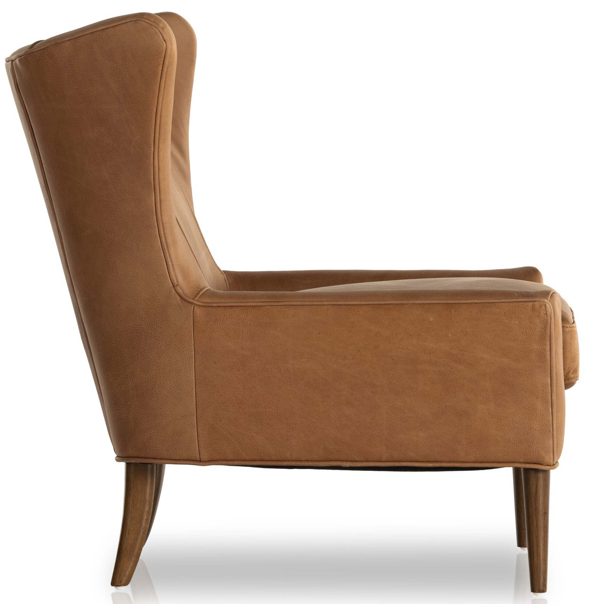 Marlow Wing Chair, Palermo Cognac