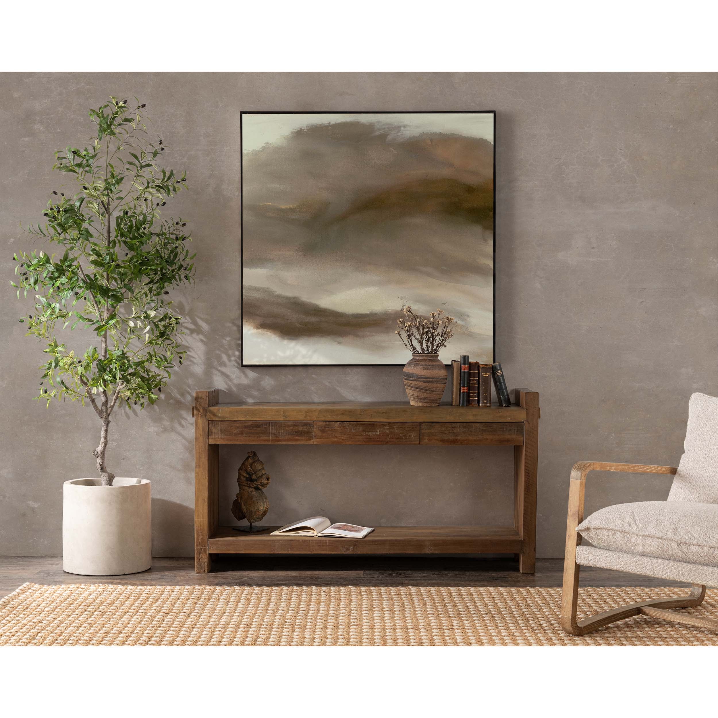 Marsa Reclaimed Wood Console, Natural