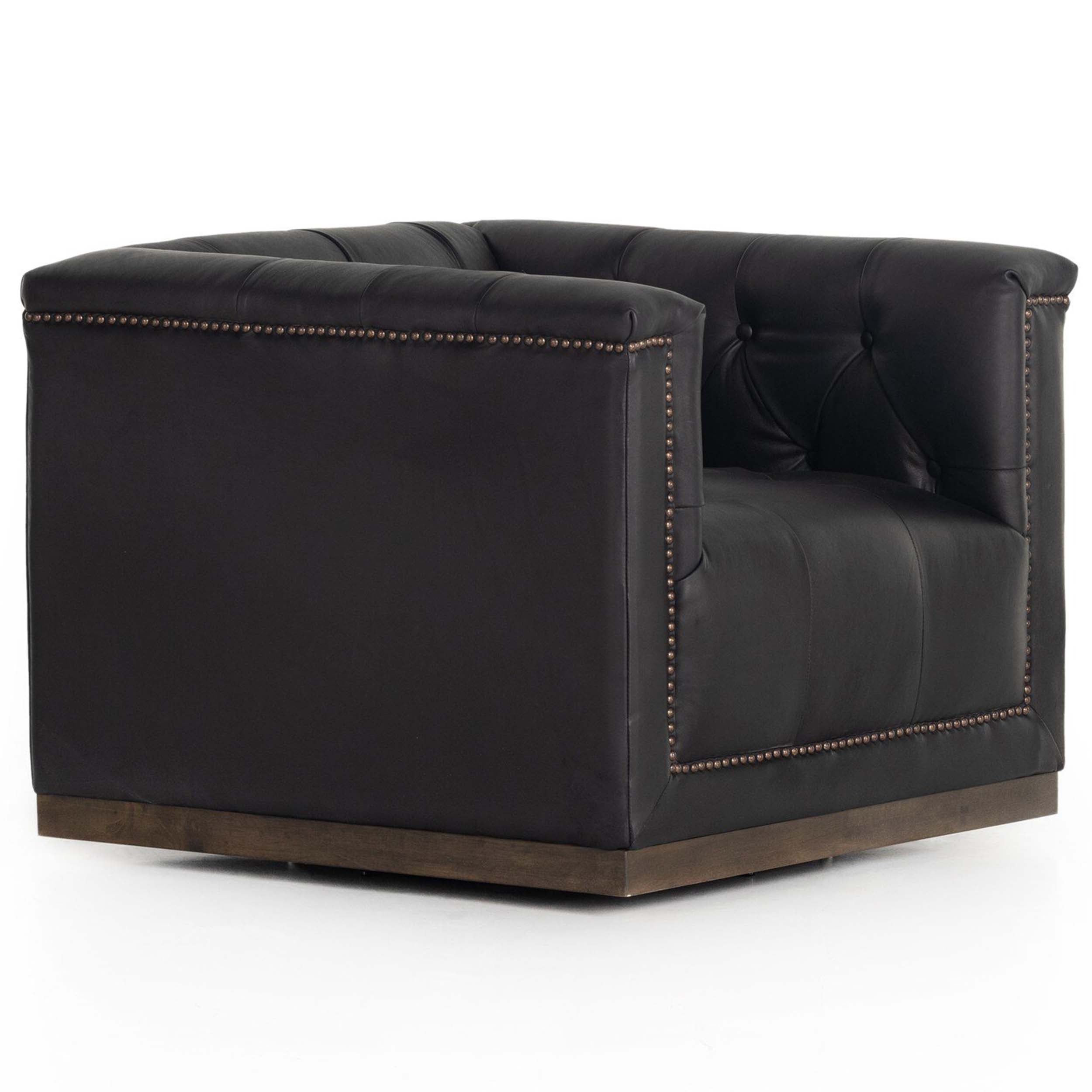 Maxx Swivel Chair, Heirloom Black