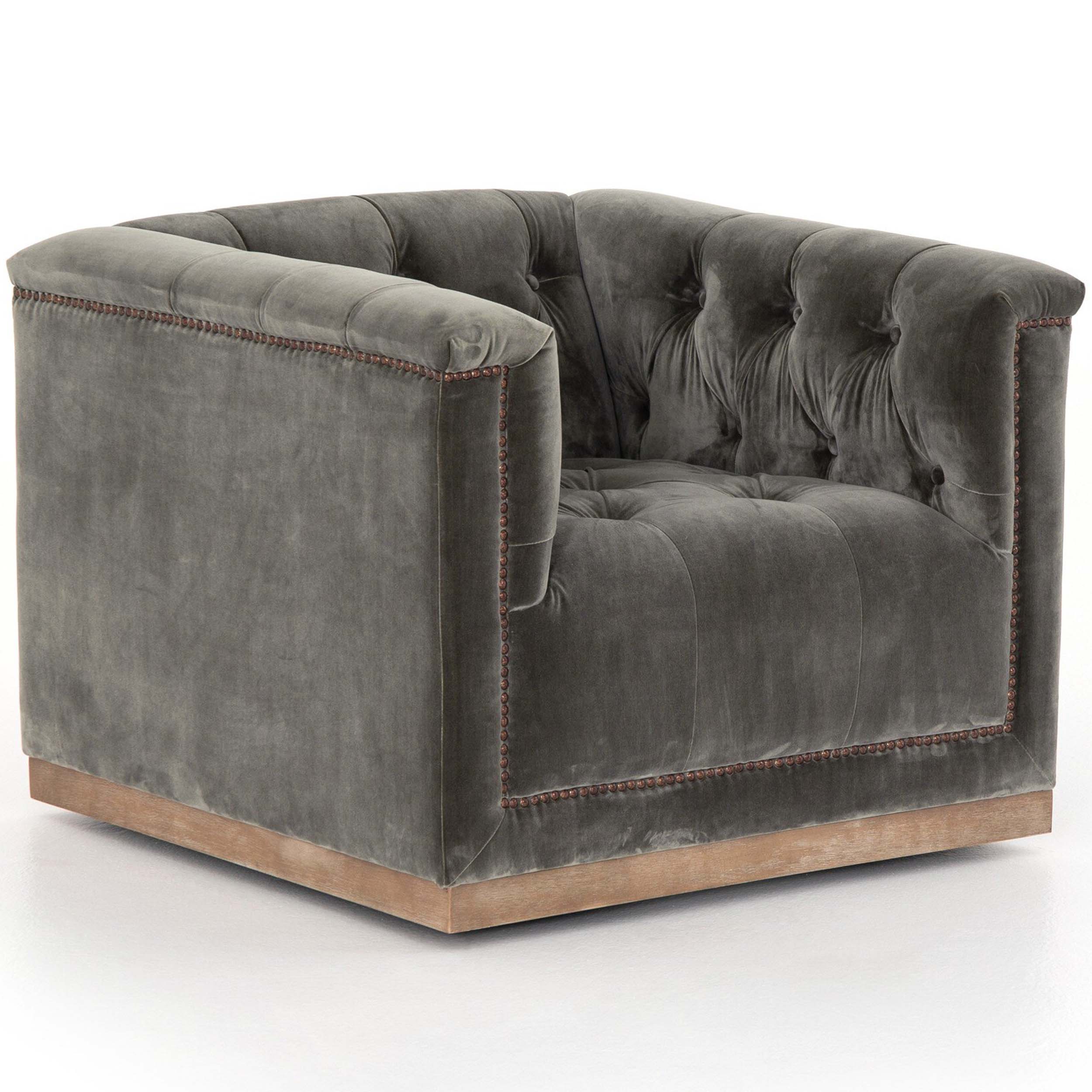 Maxx Swivel Chair, Sapphire Birch