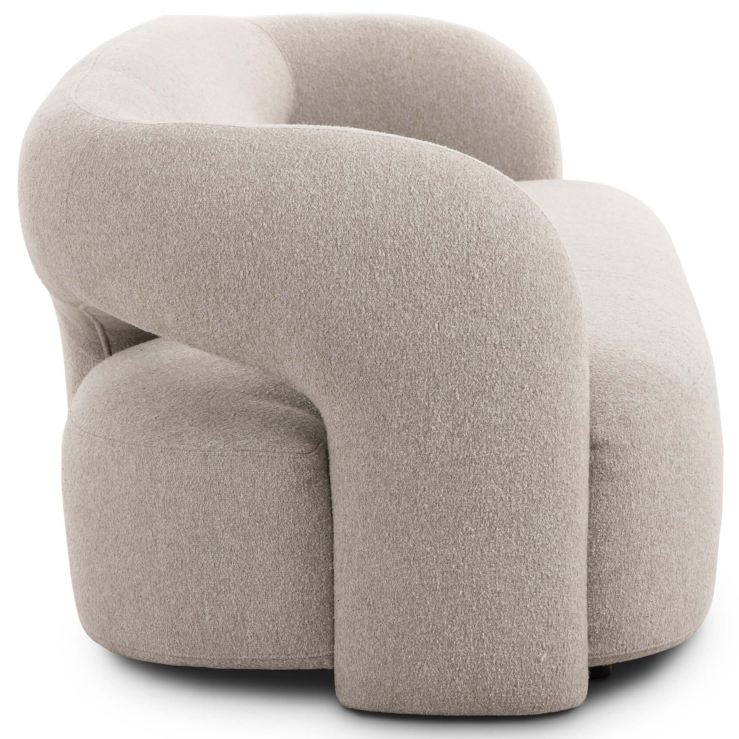 Mazie Sofa, Crete Pebble