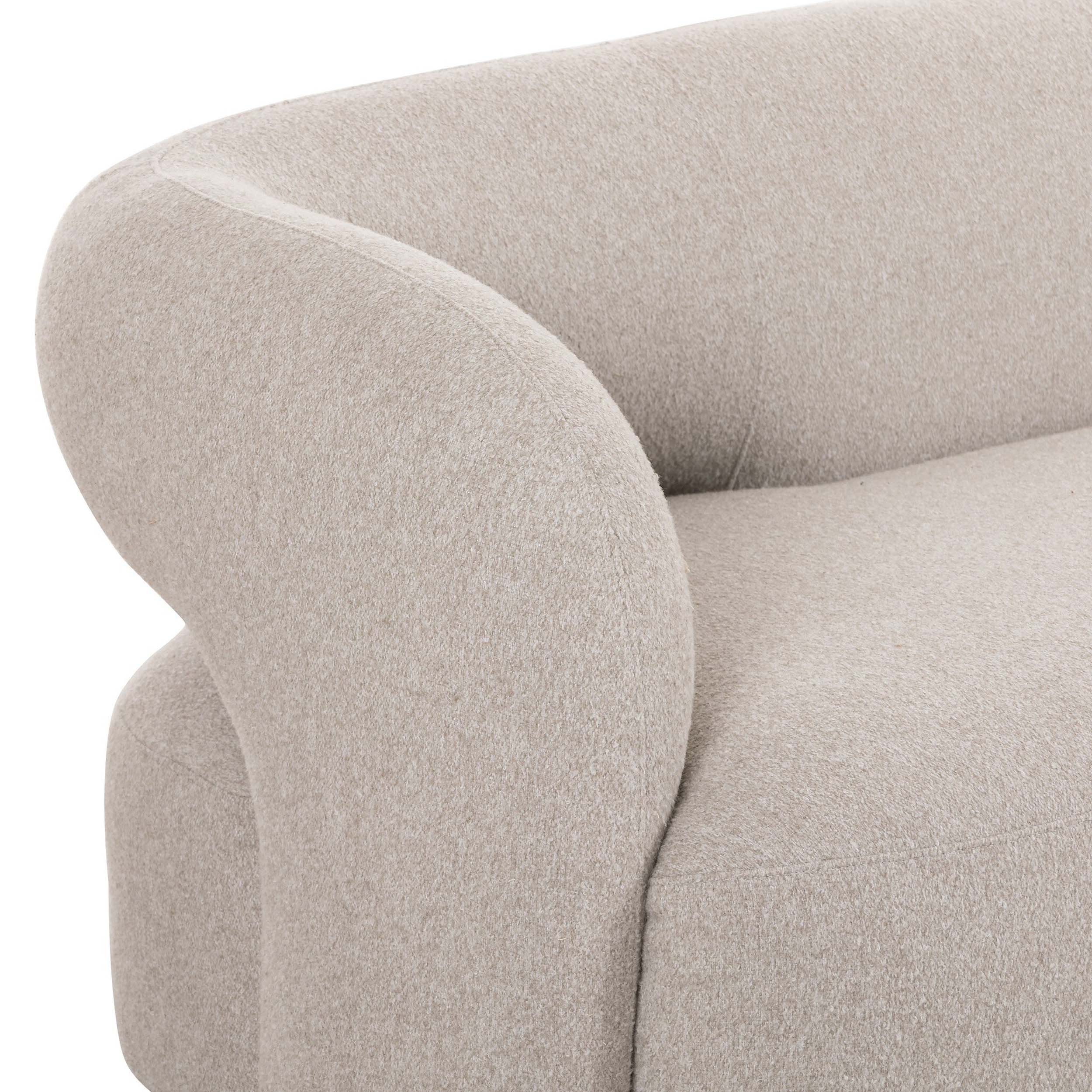 Mazie Sofa, Crete Pebble