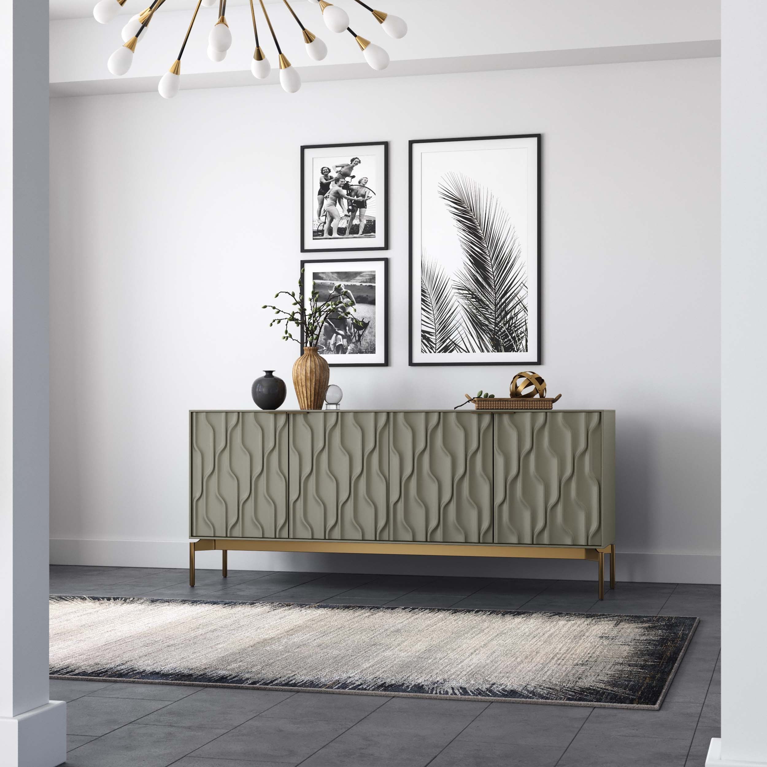 Mesa 7639, Moss/Brushed Brass