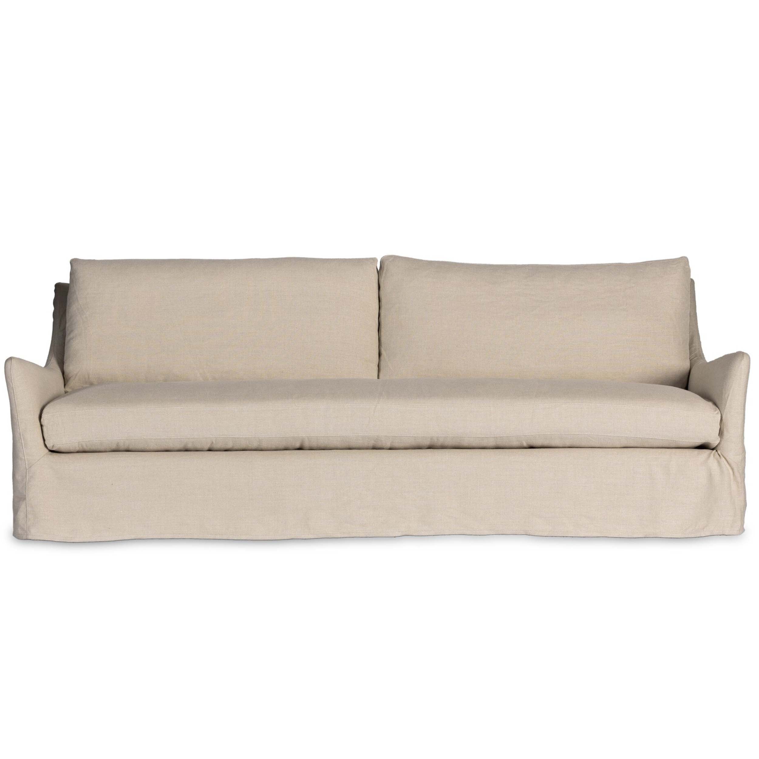 Monette Slipcover Sofa, Brussels Natural