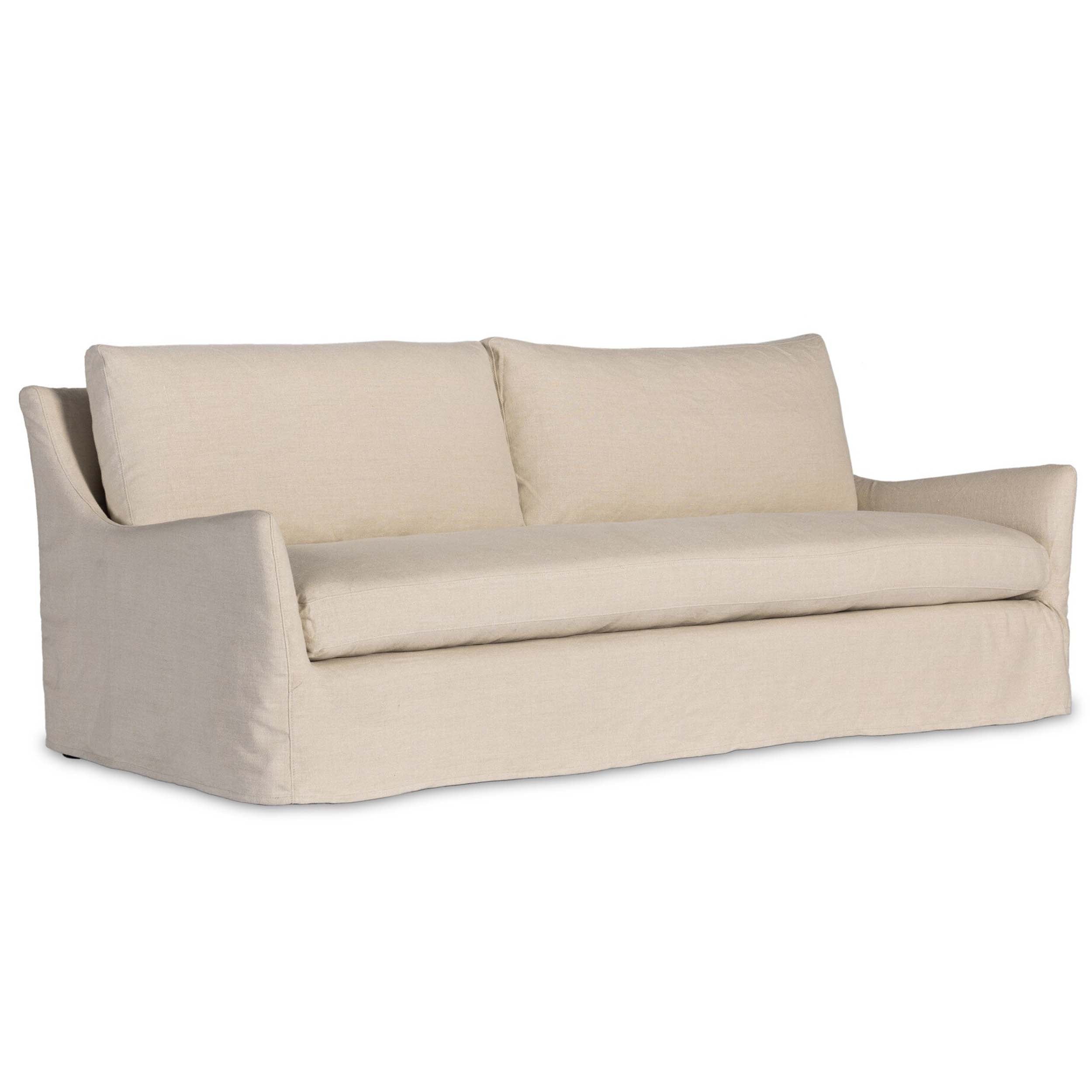 Monette Slipcover Sofa, Brussels Natural