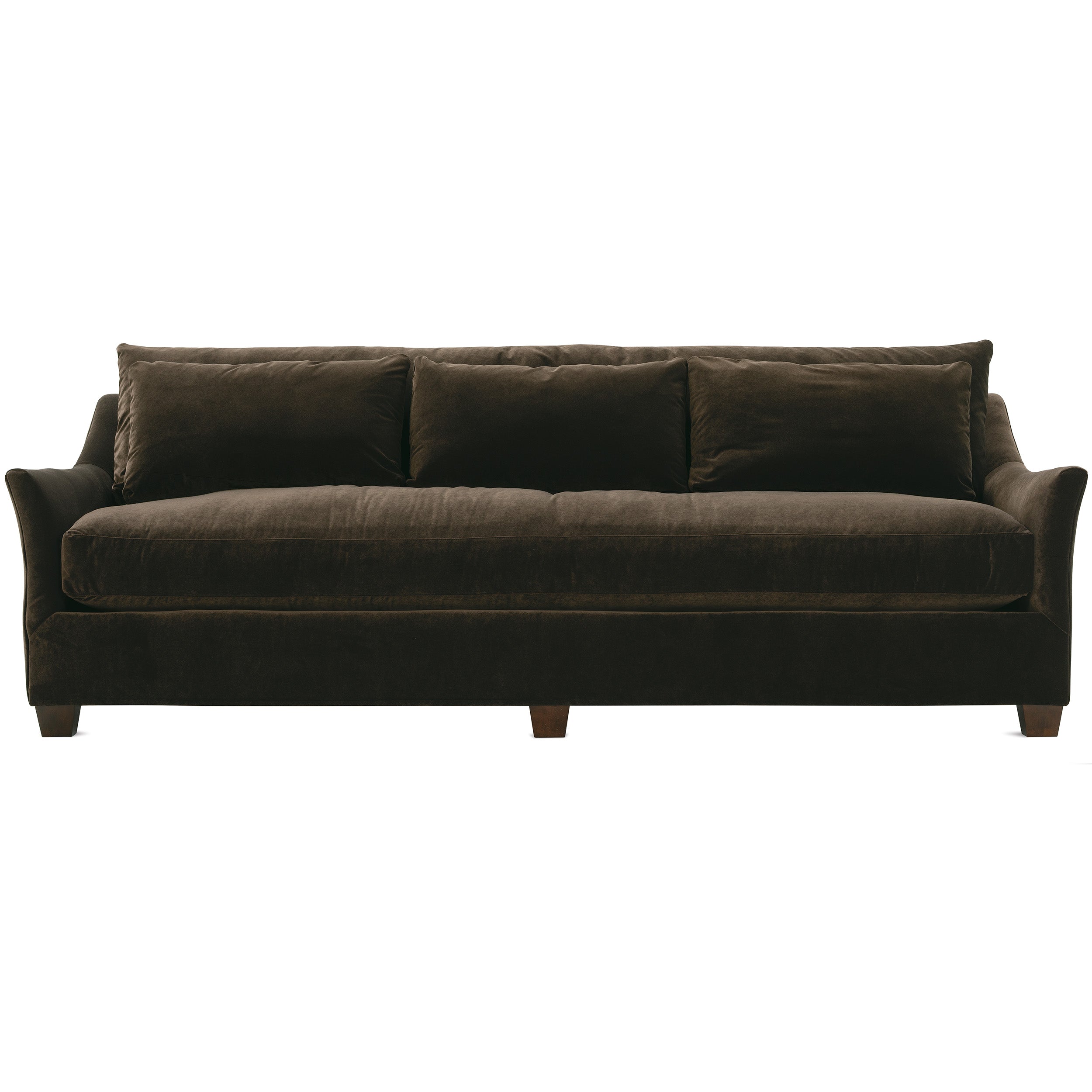 Moreau Quick Ship 85" Sofa, Brown