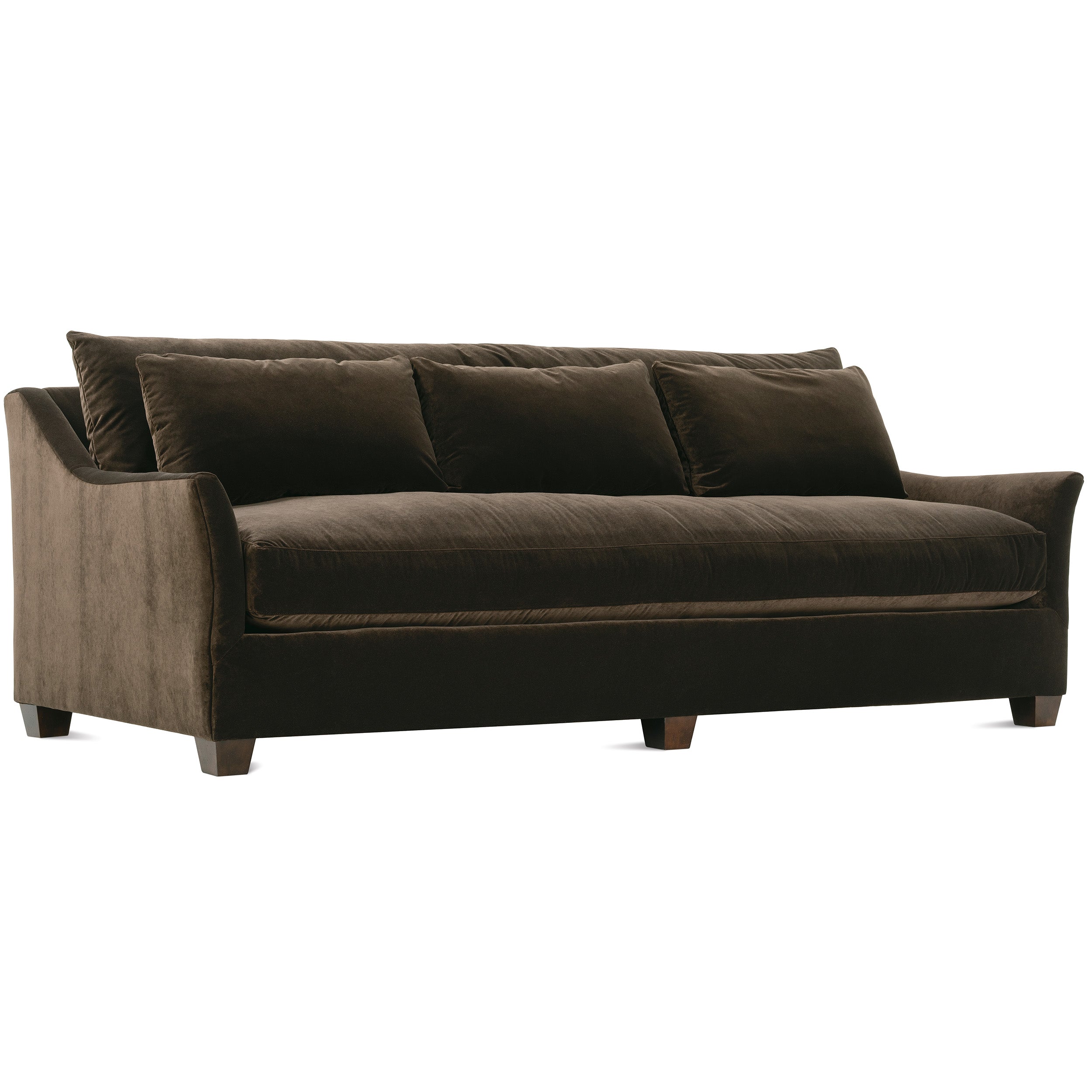 Moreau Quick Ship 85" Sofa, Brown