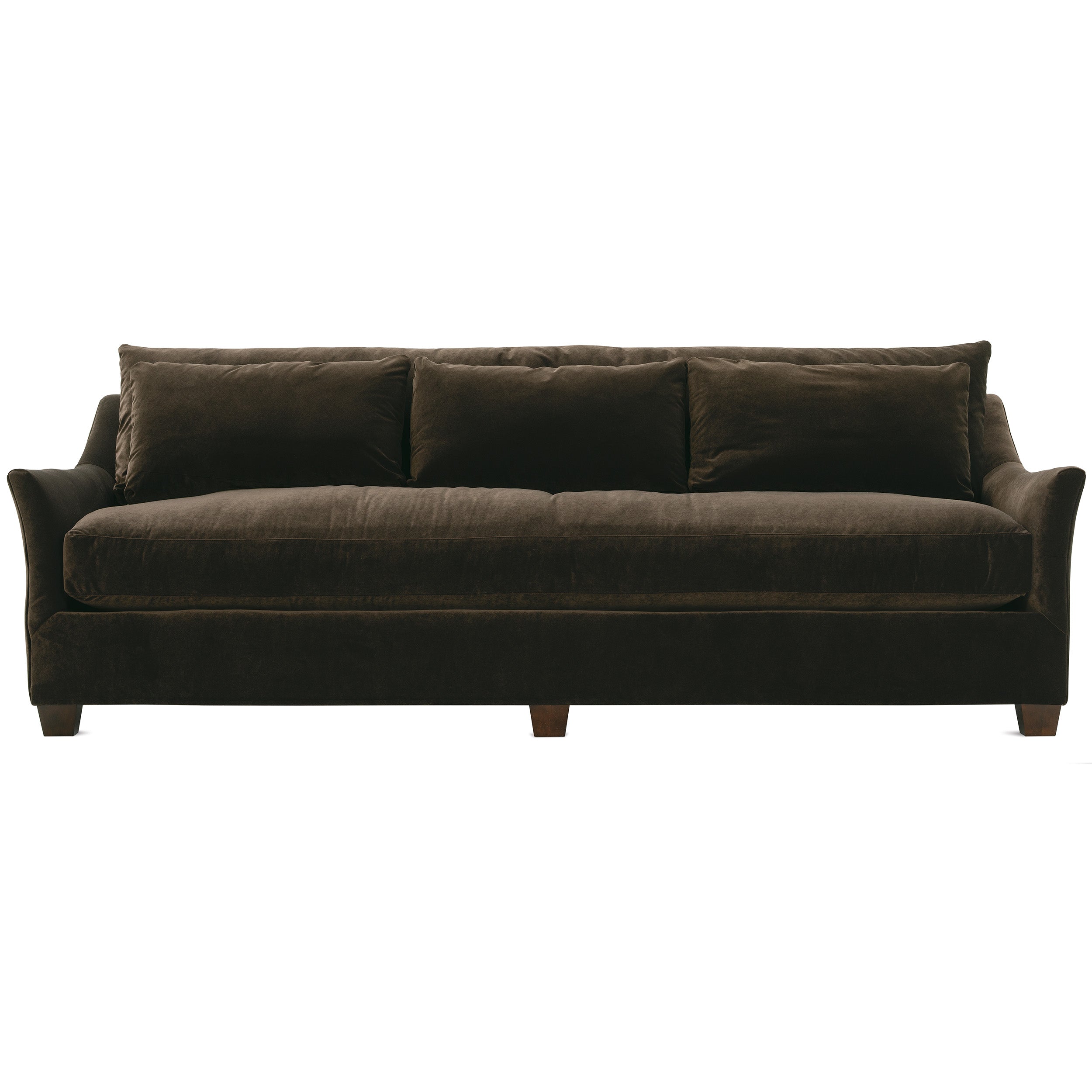 Moreau Quick Ship 98" Sofa, Brown