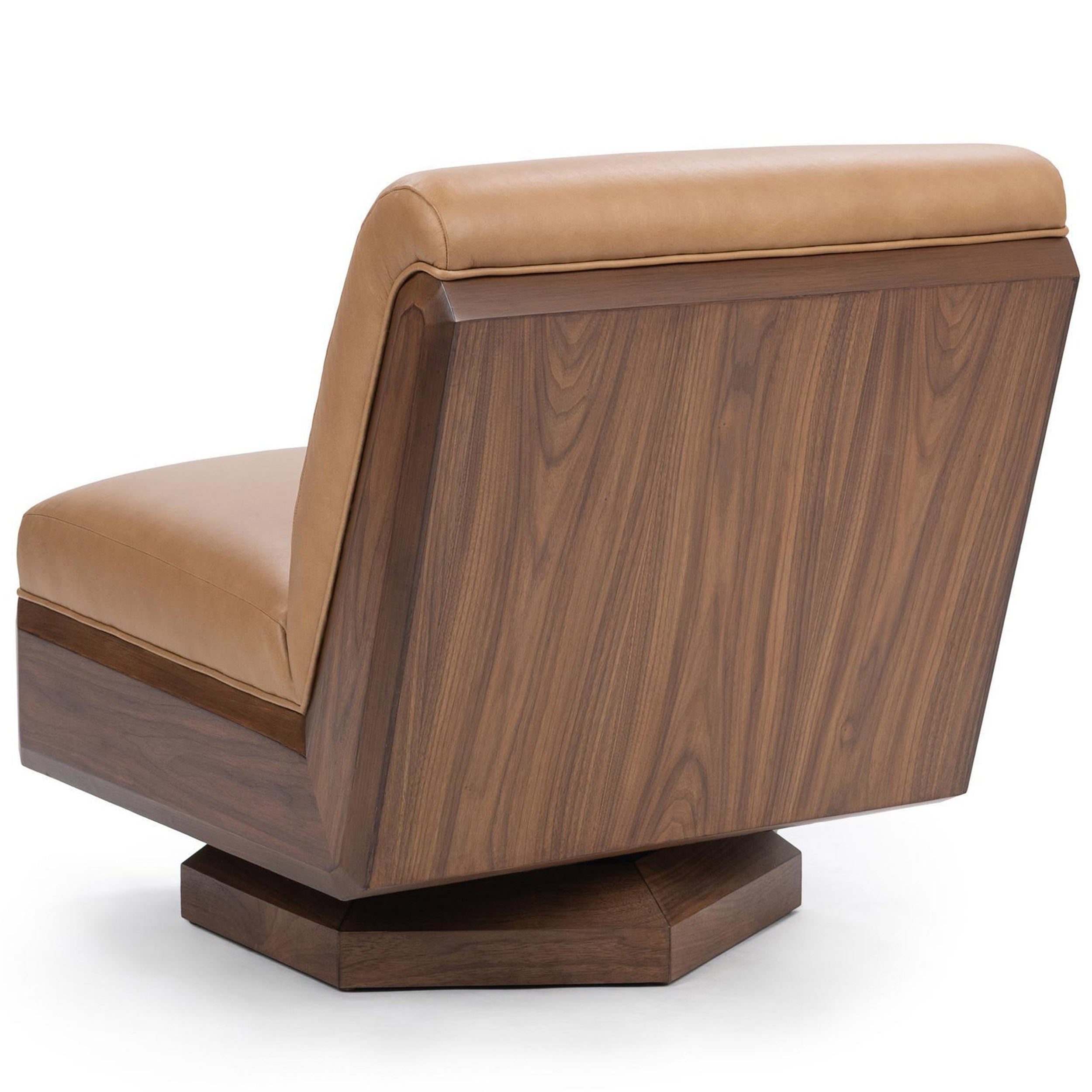 Myla Swivel Accent Chair, Tan