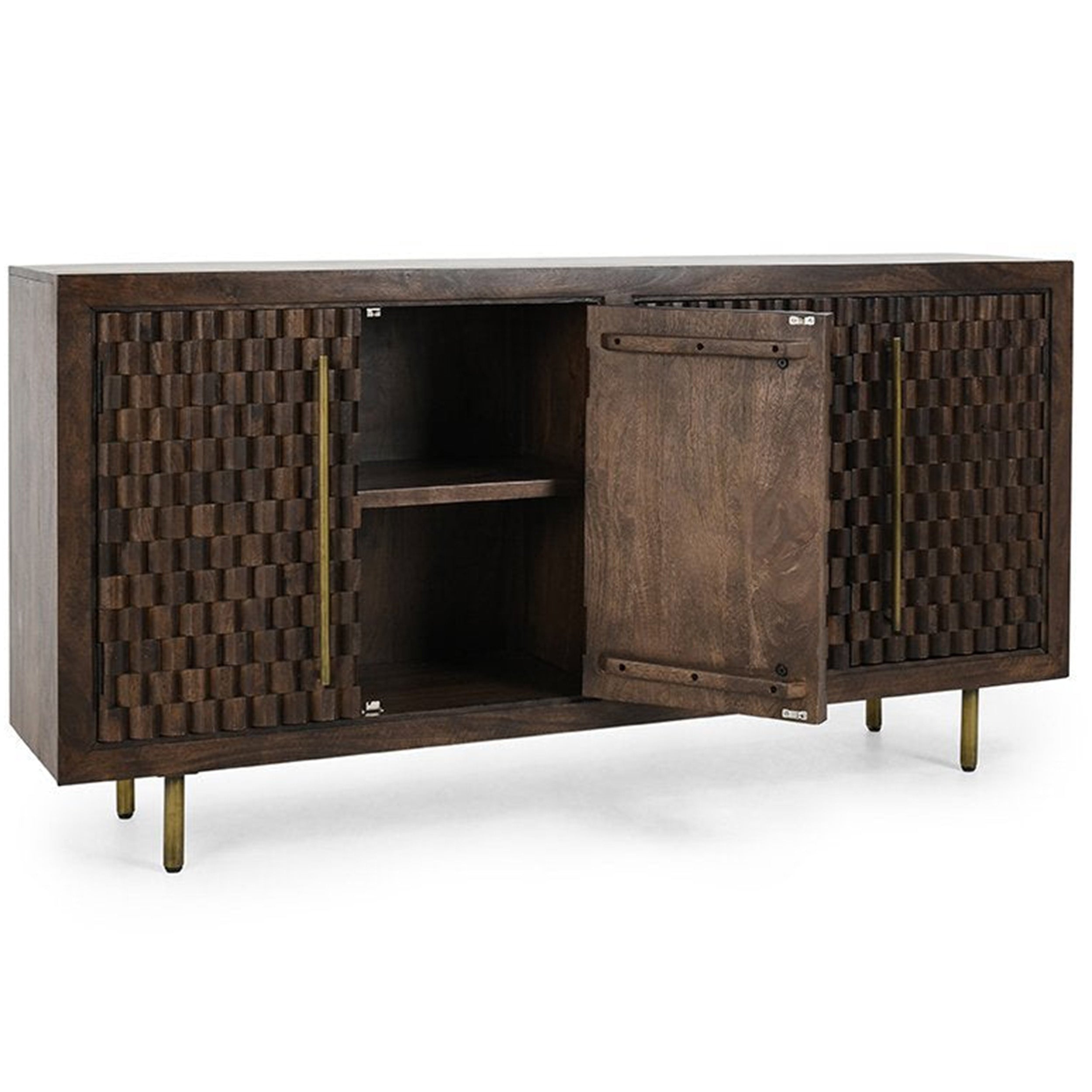 Norwood 4Dr Buffet, Bark Brown