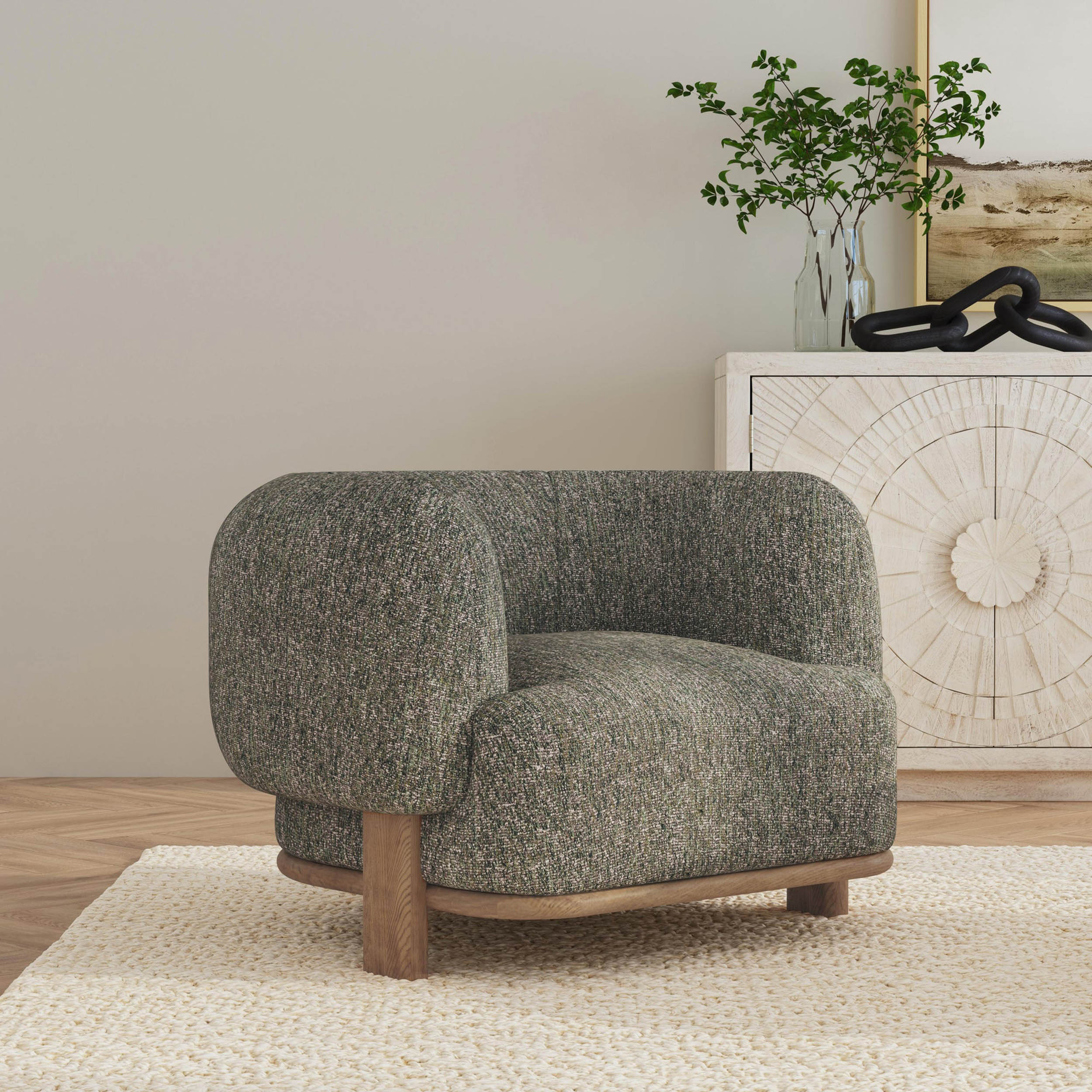 Pasadena Accent Chair, Green