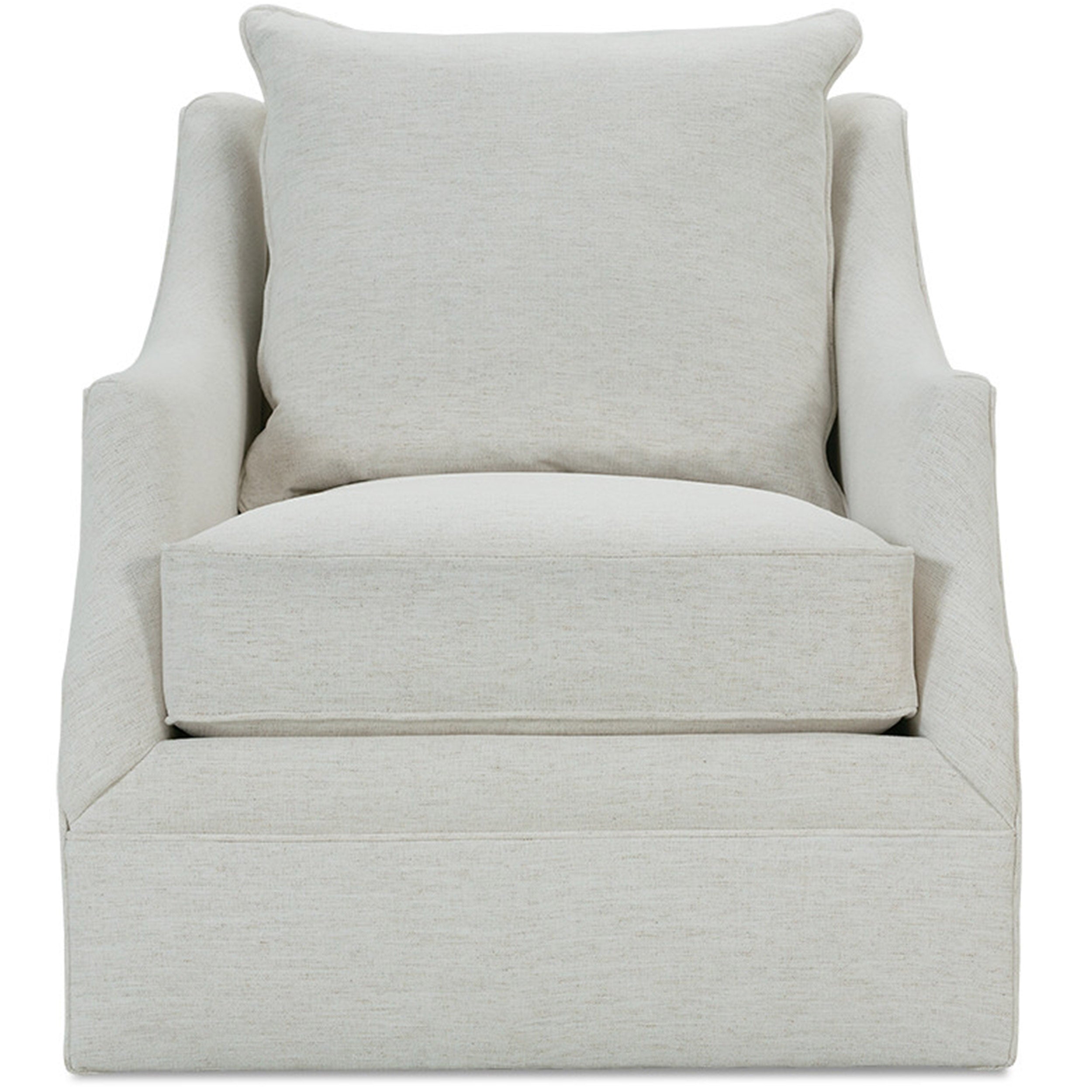 Quick Ship Kara Swivel Chair, Nomad Snow