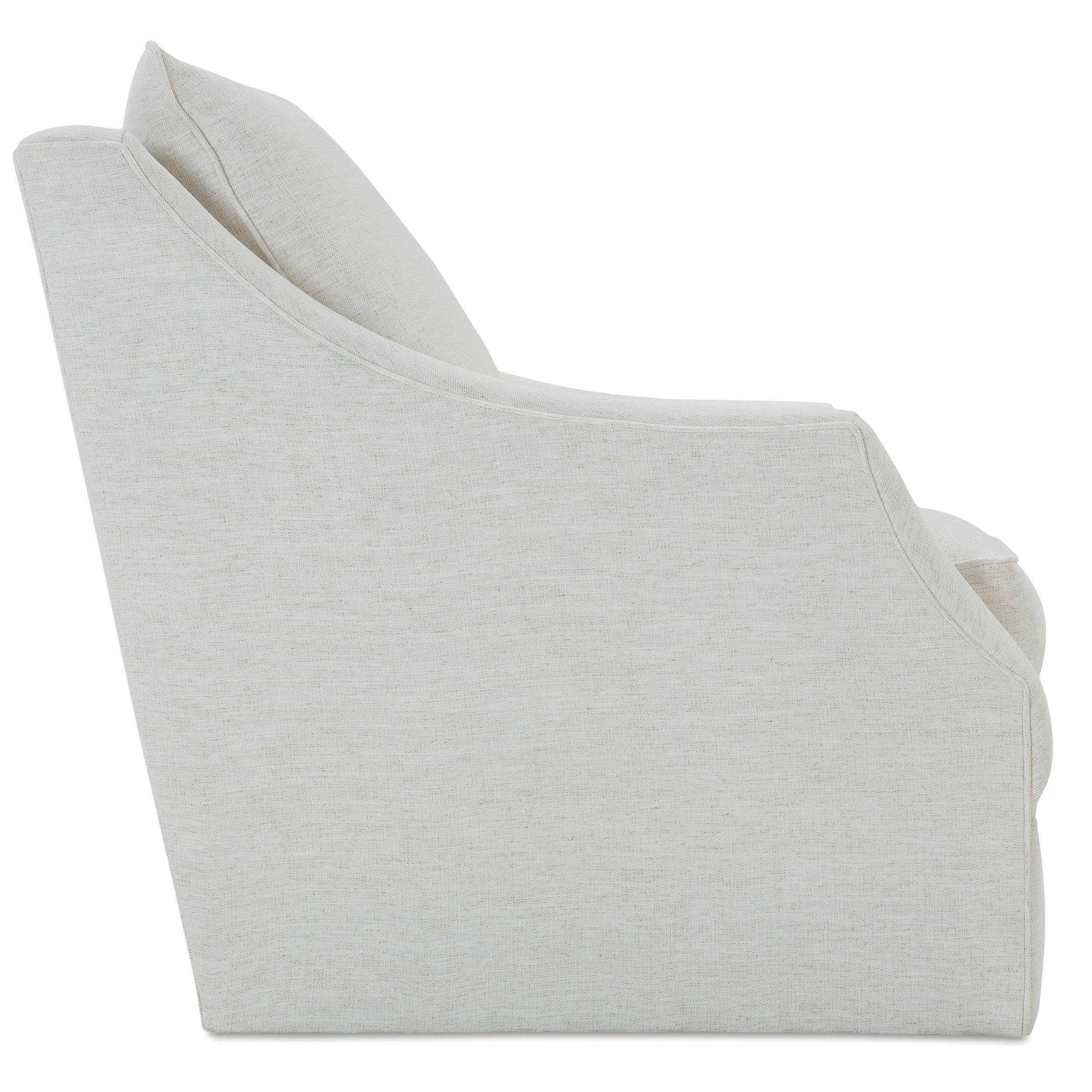 Quick Ship Kara Swivel Chair, Nomad Snow